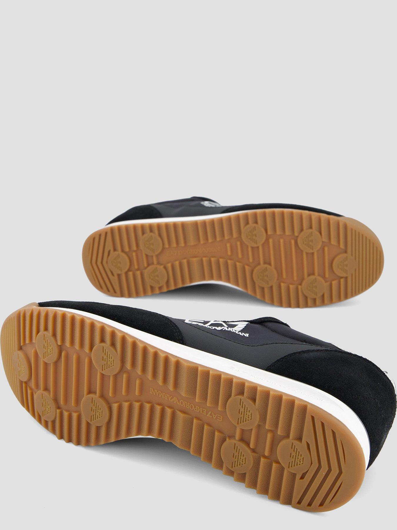 Image 4 of 7 of EA7 Emporio Armani Eclipse Suede Trainers - Black