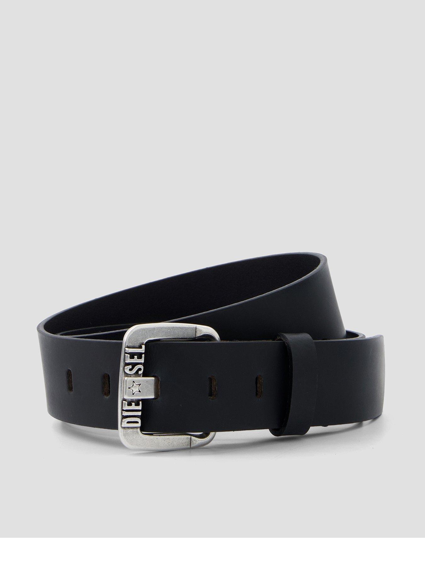  image of diesel-leather-belt-black