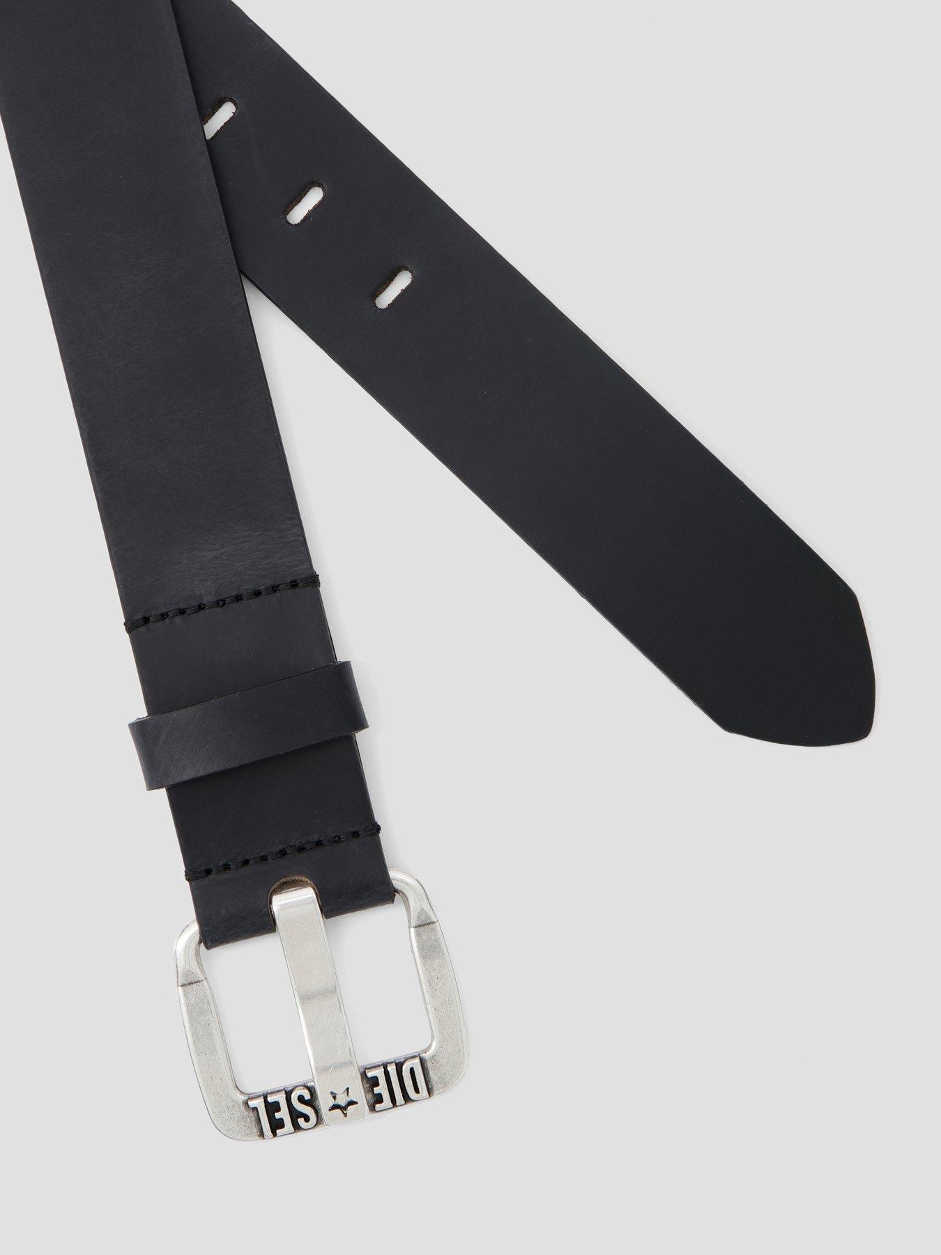  image of diesel-leather-belt-black
