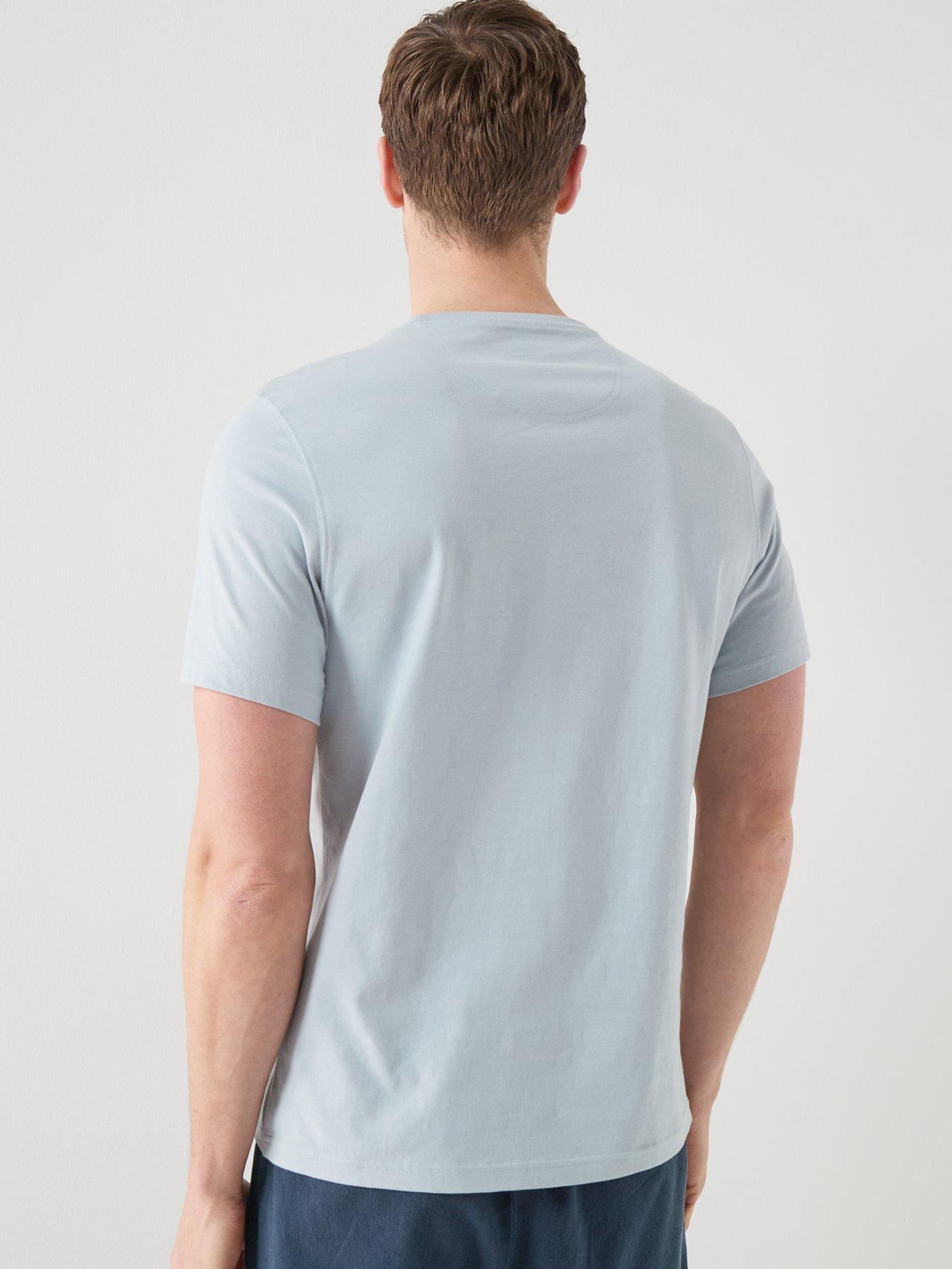 Image 2 of 4 of Barbour Preppy Chest Logo T-Shirt - Blue