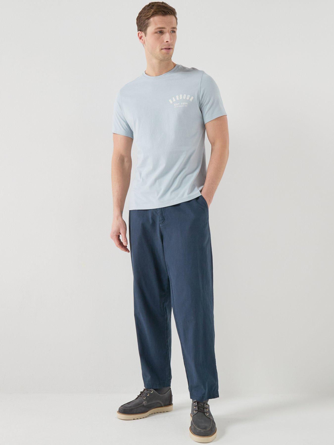 Image 3 of 4 of Barbour Preppy Chest Logo T-Shirt - Blue