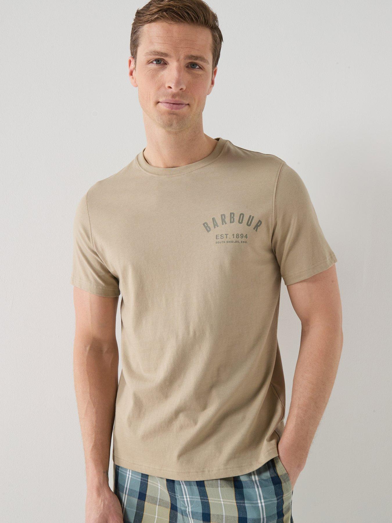 Barbour Preppy Chest Logo T-shirt - Beige