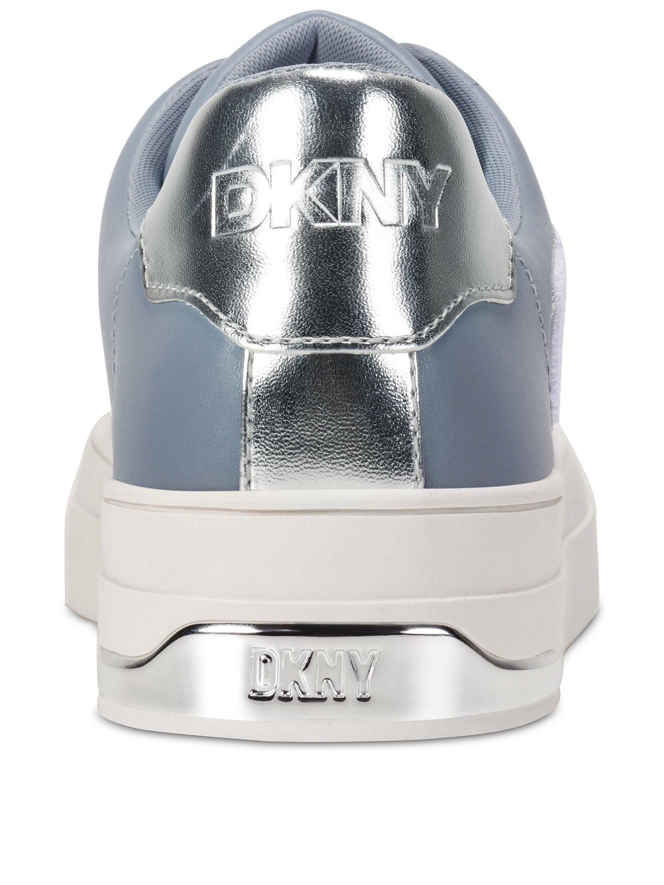  image of dkny-york-lace-up-trainers-40mm-blue