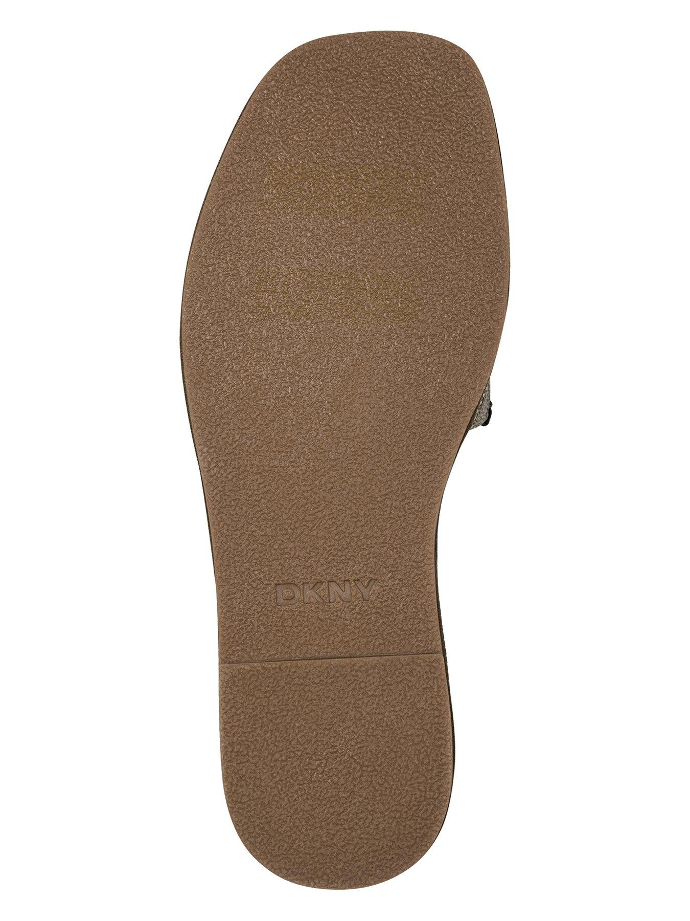  image of dkny-badin-flat-sliders-5mm-brown