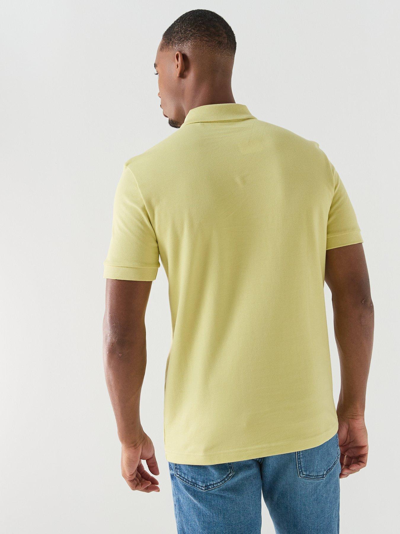 BOSS Passenger Tonal Patch Logo Polo Shirt - Dark Yellow | Littlewoods