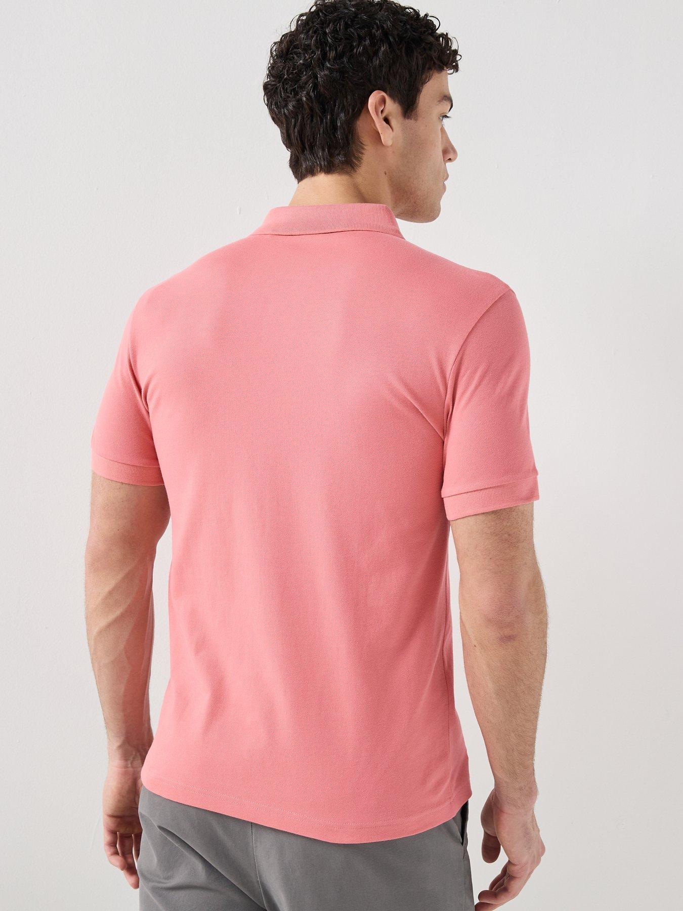 Image 2 of 4 of BOSS Tonal Patch Logo Polo Shirt - Pink