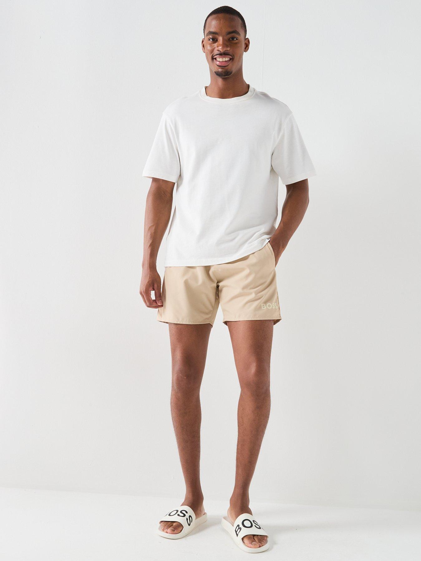  image of boss-starfish-swim-shorts-light-beige