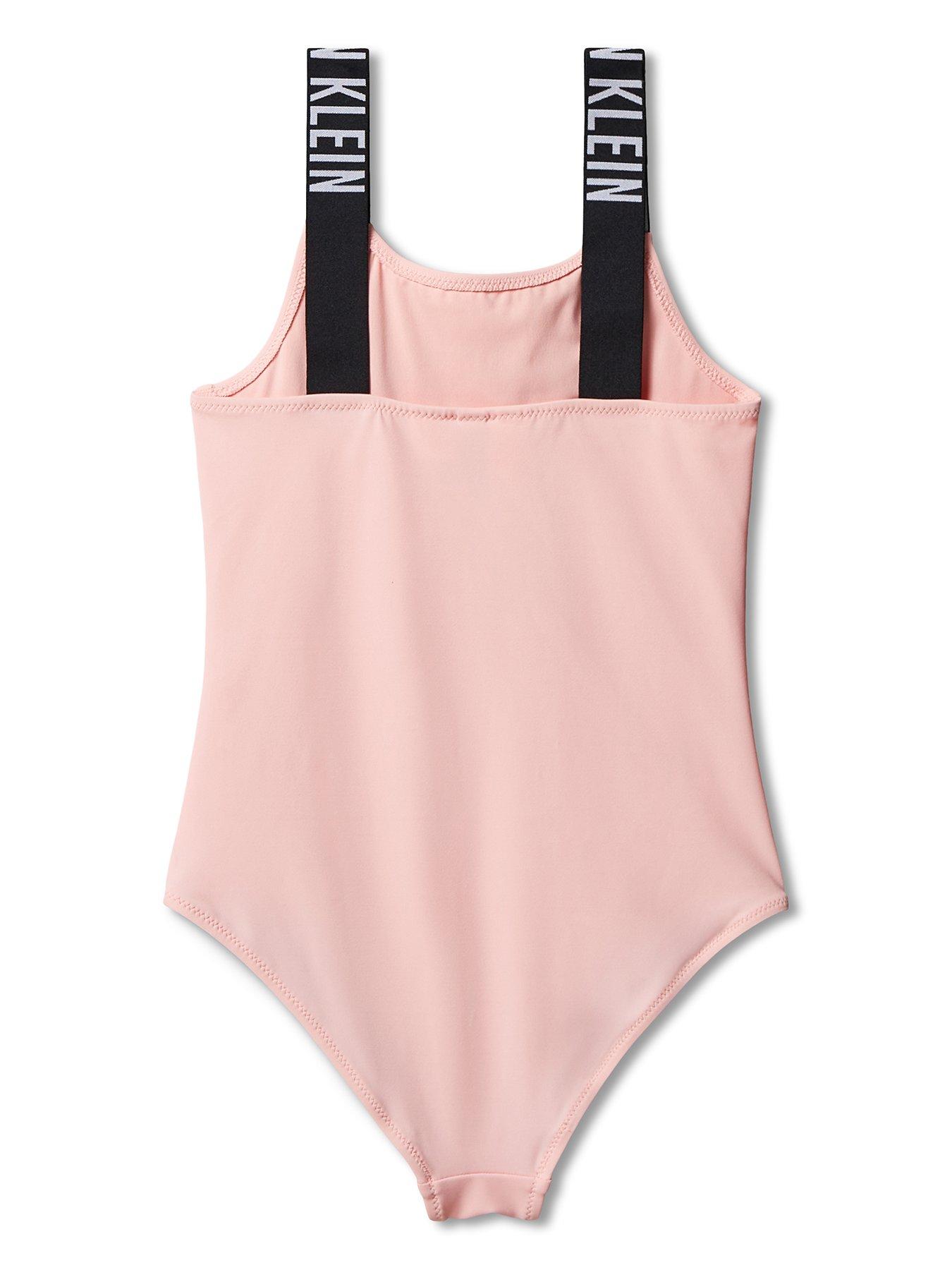 Image 2 of 2 of Calvin Klein Girls Swimsuit - Pink