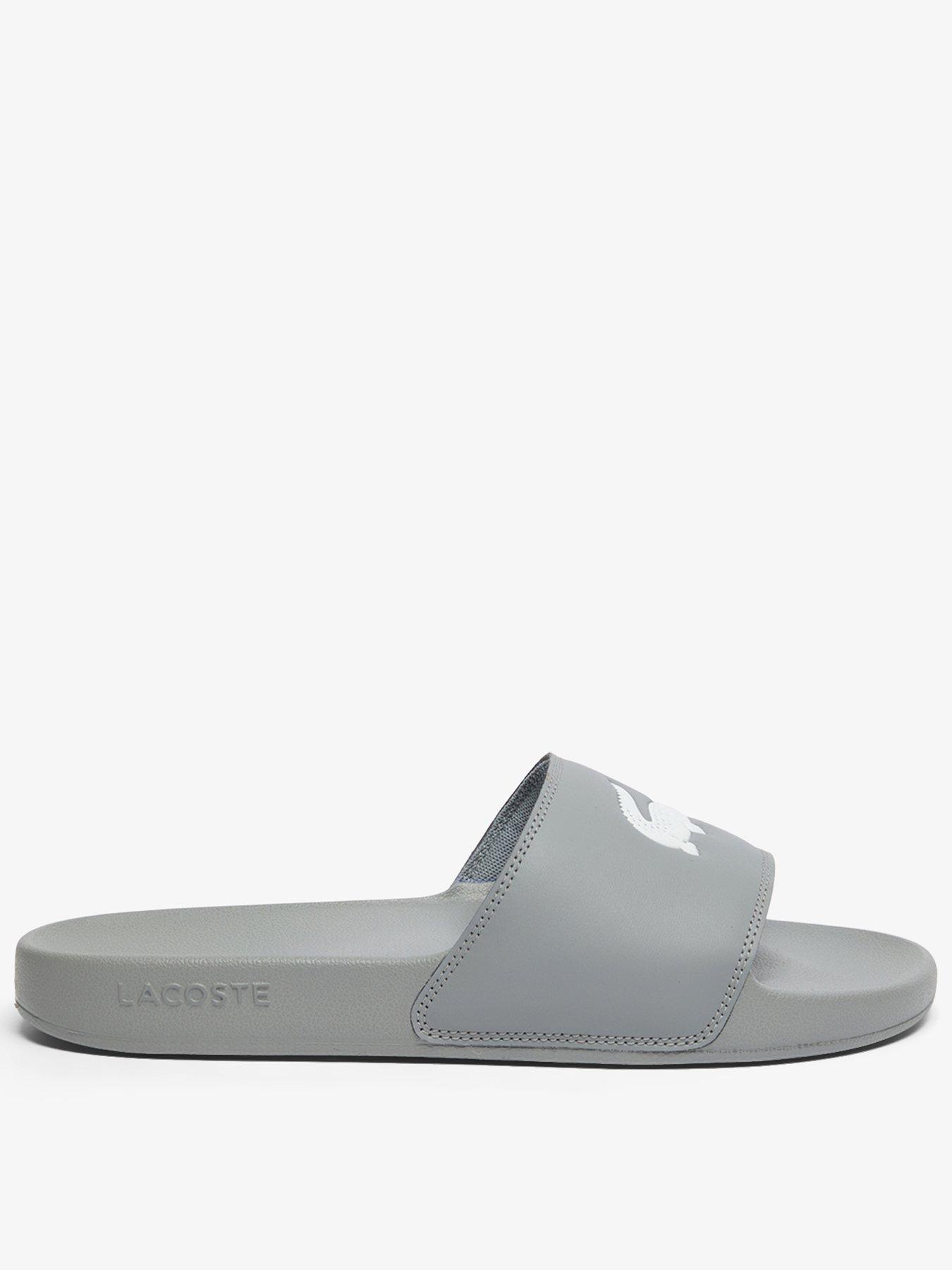 Image 1 of 6 of Lacoste Serve Sliders - Grey