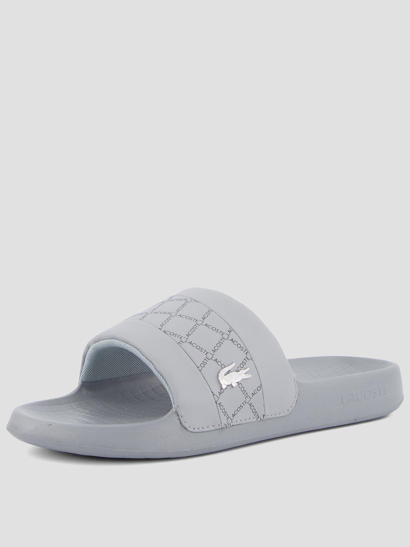 Lacoste Serve Hybrid Sliders - Grey