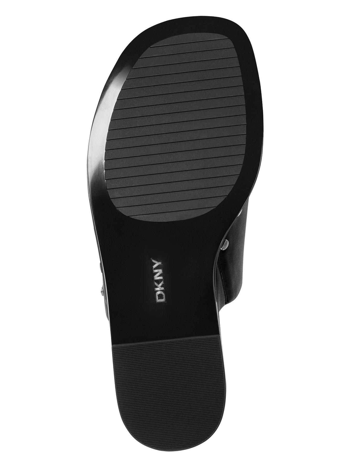 Image 5 of 5 of DKNY Colwyn - Flat Sandal With Toe Loop - Black