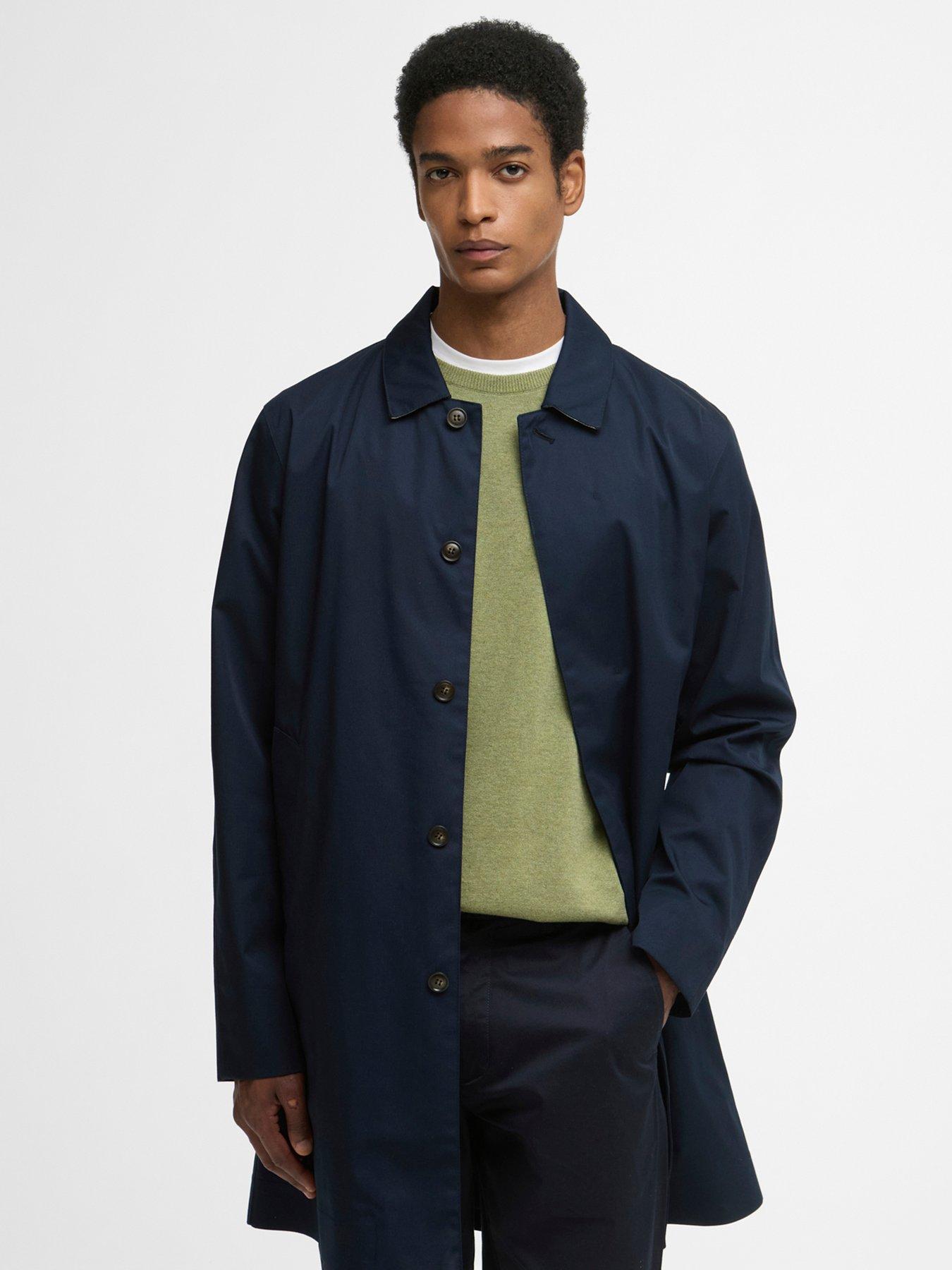 Barbour Rokig Waterproof Mac Jacket - Navy