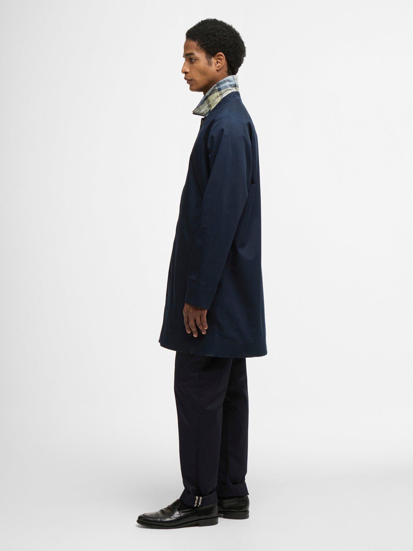Image 3 of 7 of Barbour Rokig Waterproof Mac Jacket - Navy