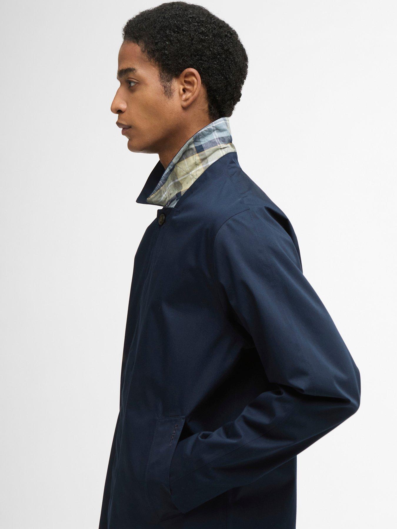 Image 5 of 7 of Barbour Rokig Waterproof Mac Jacket - Navy