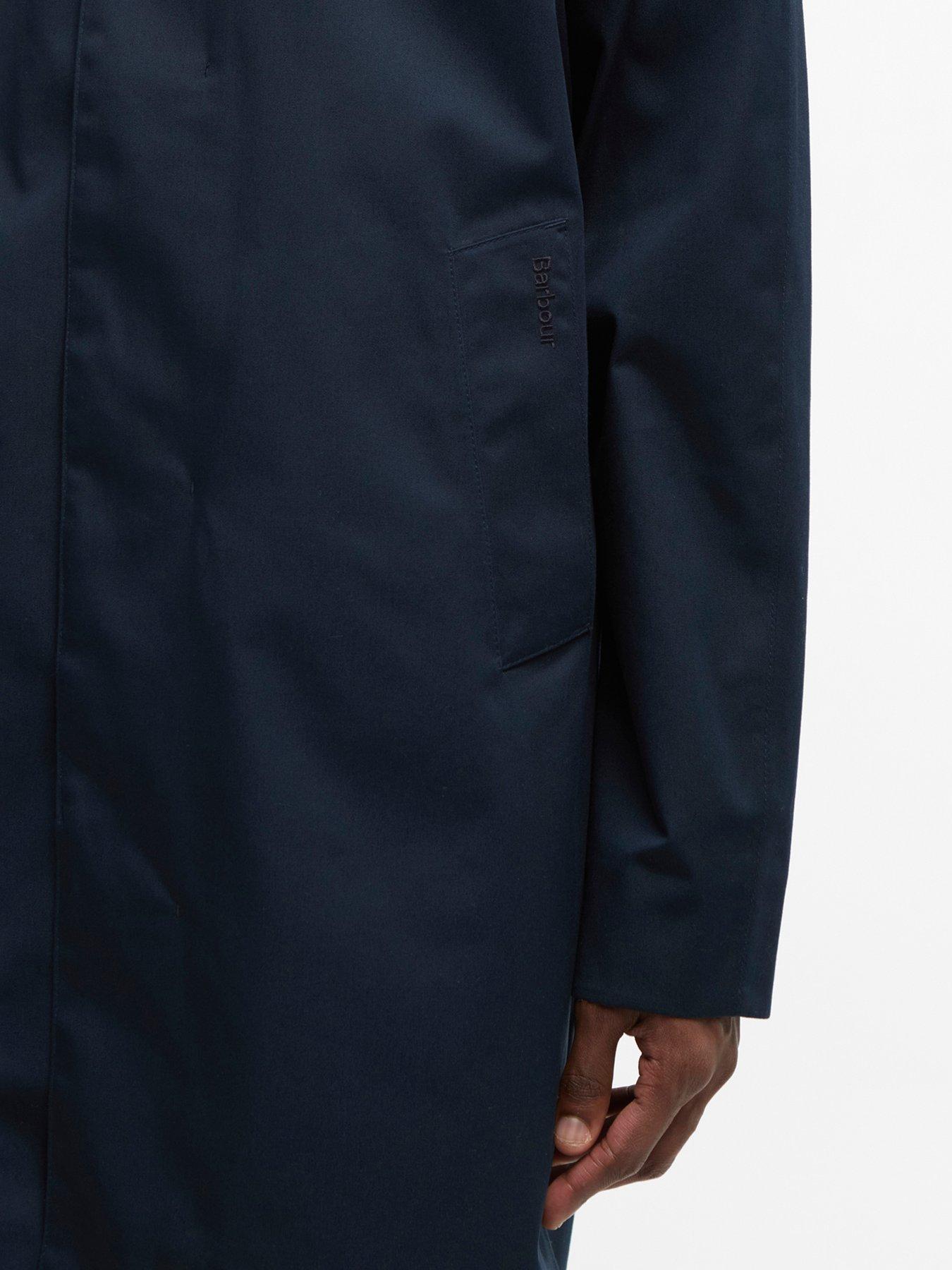 Image 6 of 7 of Barbour Rokig Waterproof Mac Jacket - Navy