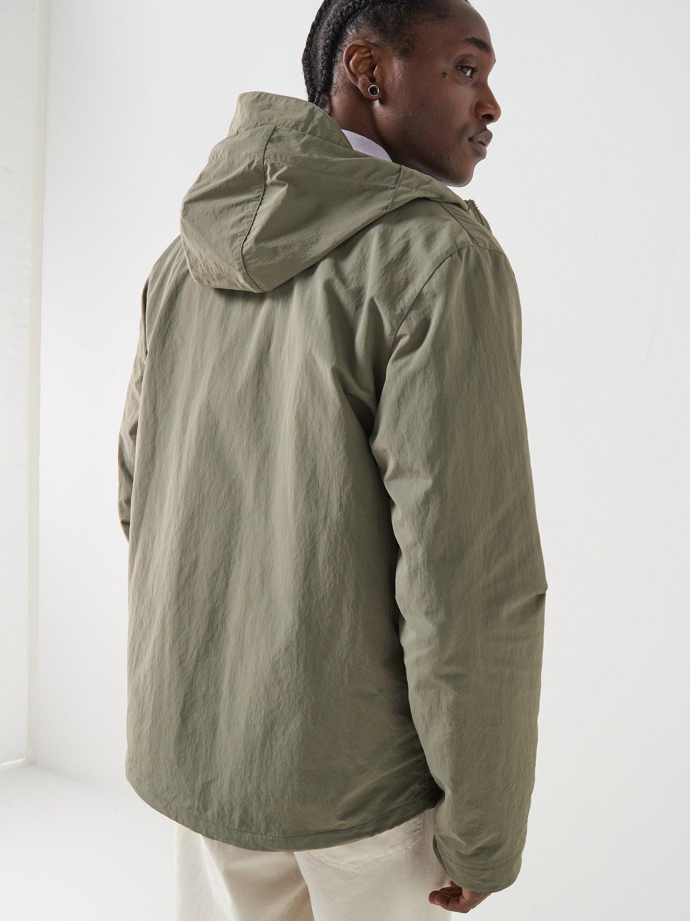  image of barbour-modern-rokig-hooded-showerproof-jacket-khaki