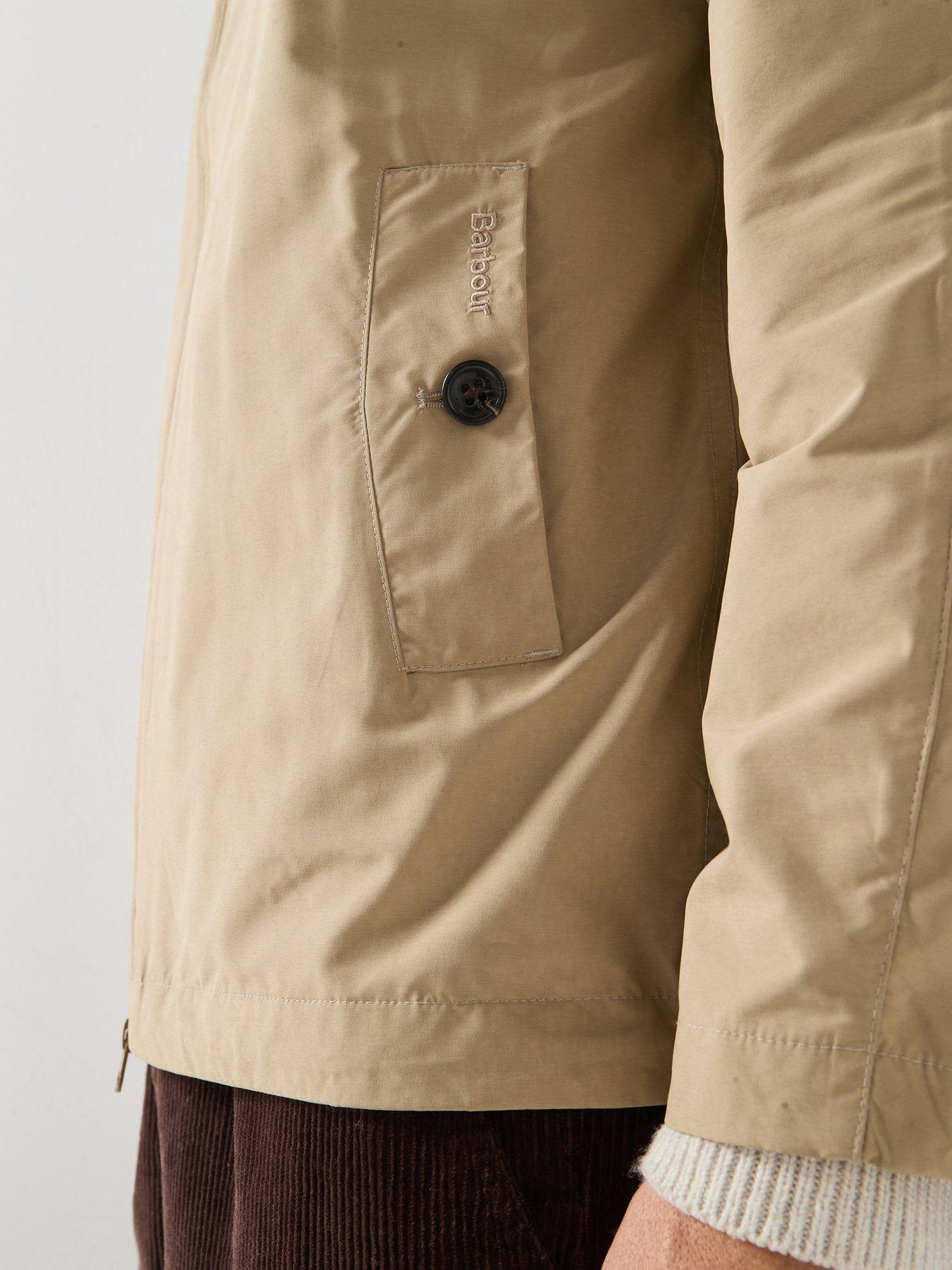 Barbour Modern Rokig Hooded Showerproof Jacket - Khaki | Littlewoods