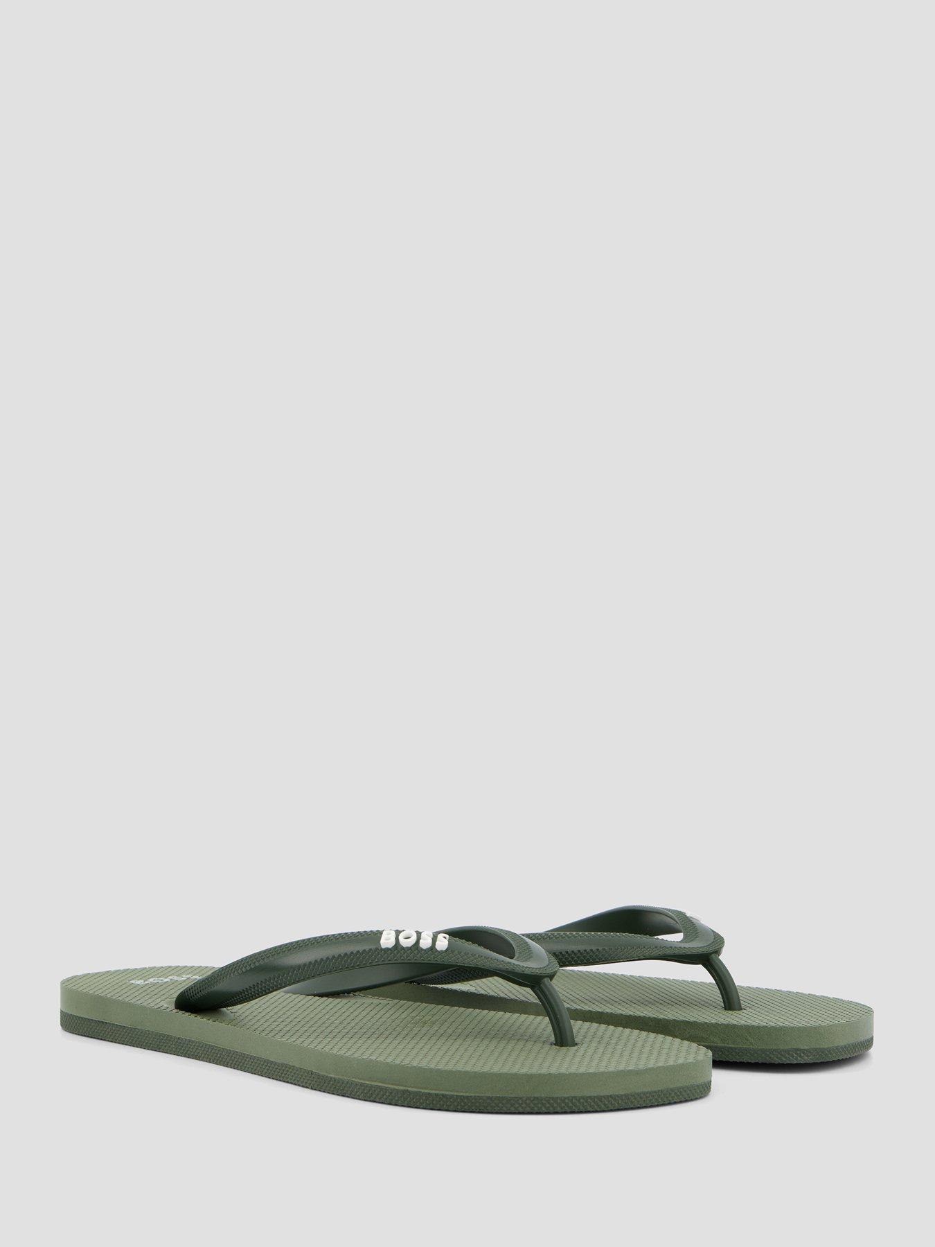 Image 6 of 7 of BOSS Tracy Flip Flop - Green