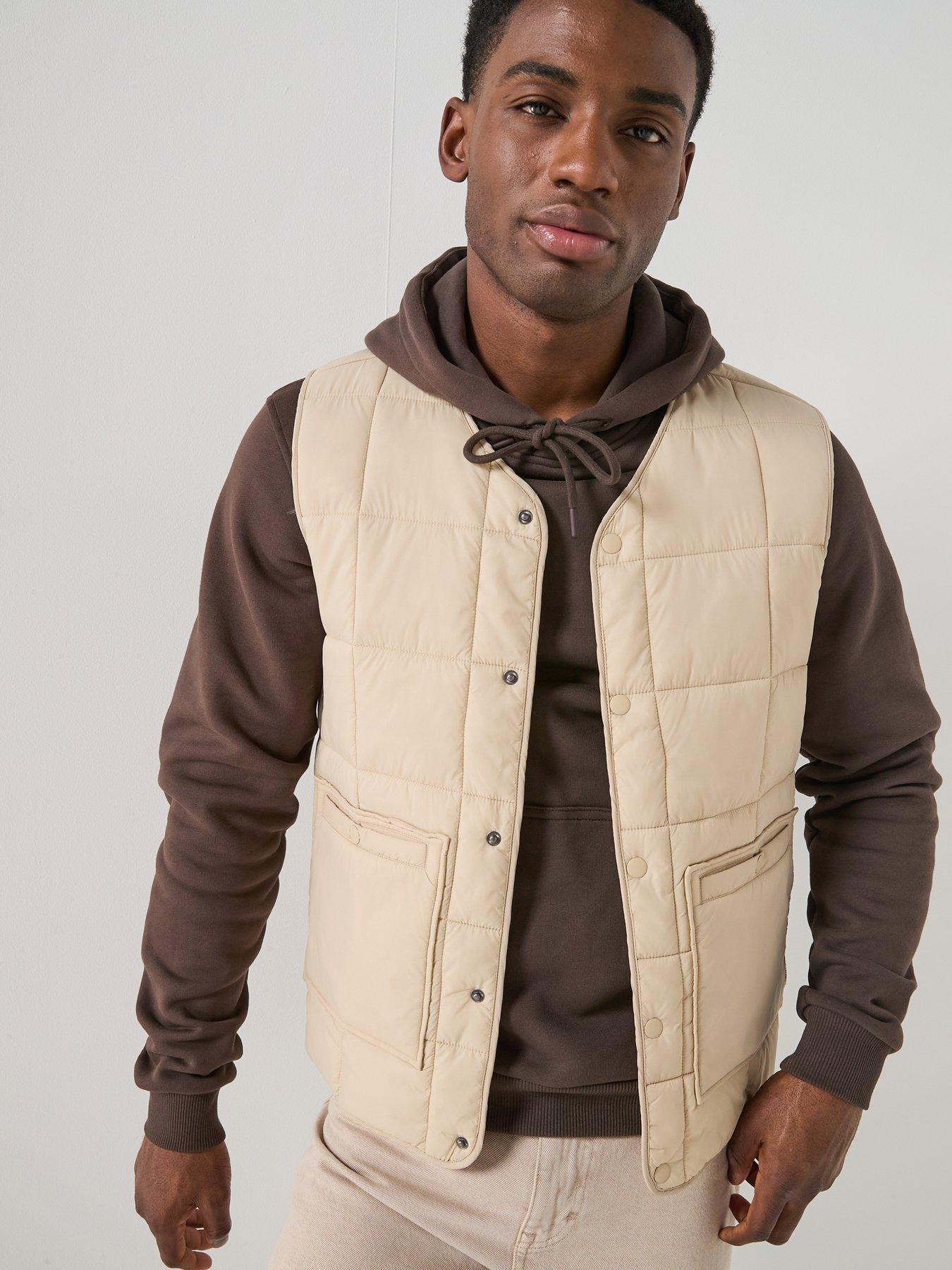 Les Deux Matt Quilted Vest - Light Beige