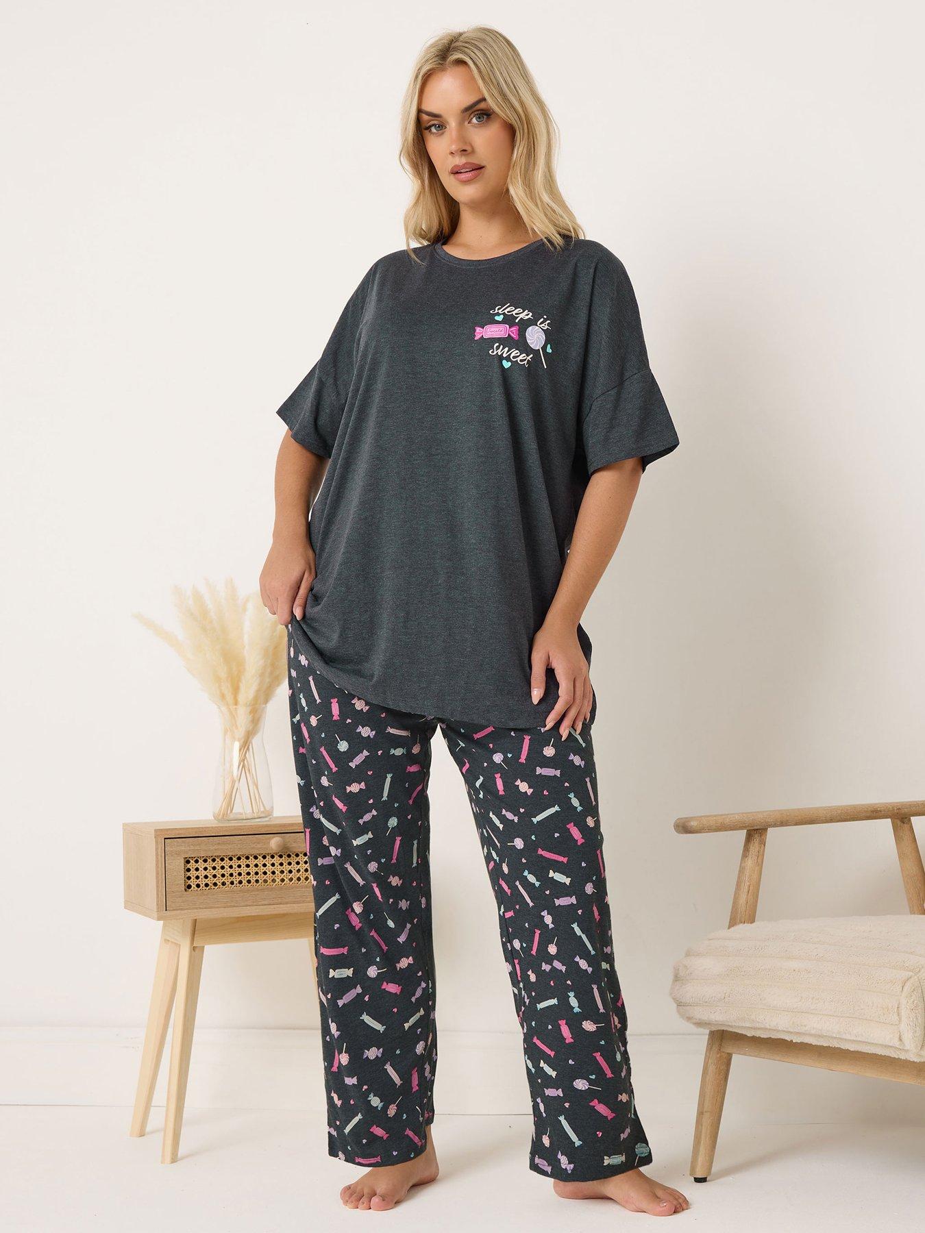  image of yours-curve-sleep-is-sweet-pyjama-set-grey