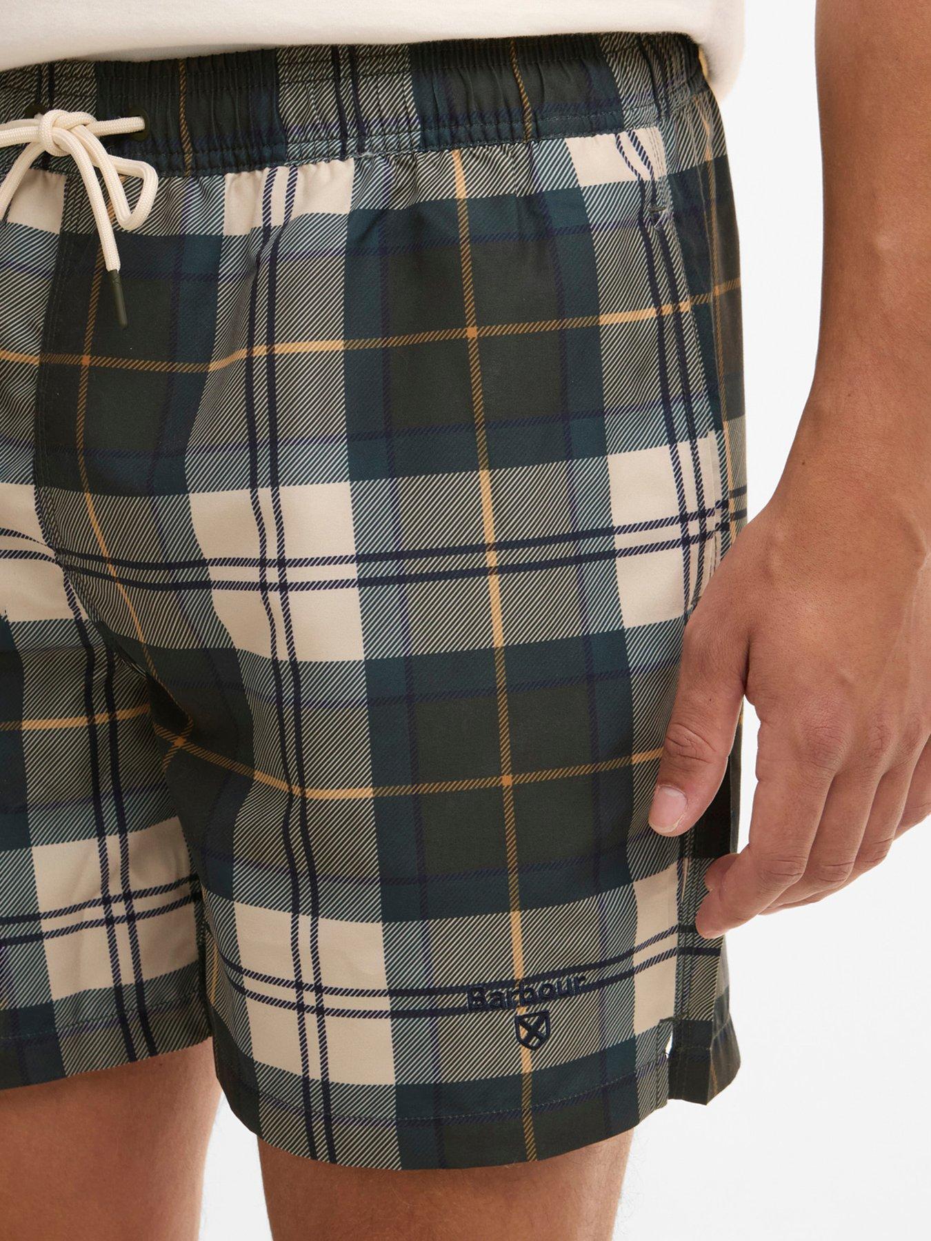 Image 4 of 6 of Barbour Staple Tartan Swim Shorts - Dark Multi