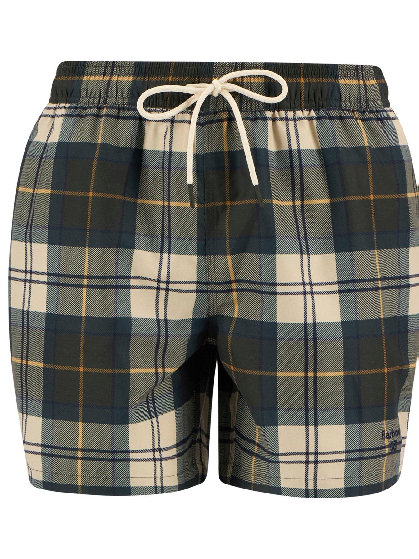 Image 6 of 6 of Barbour Staple Tartan Swim Shorts - Dark Multi