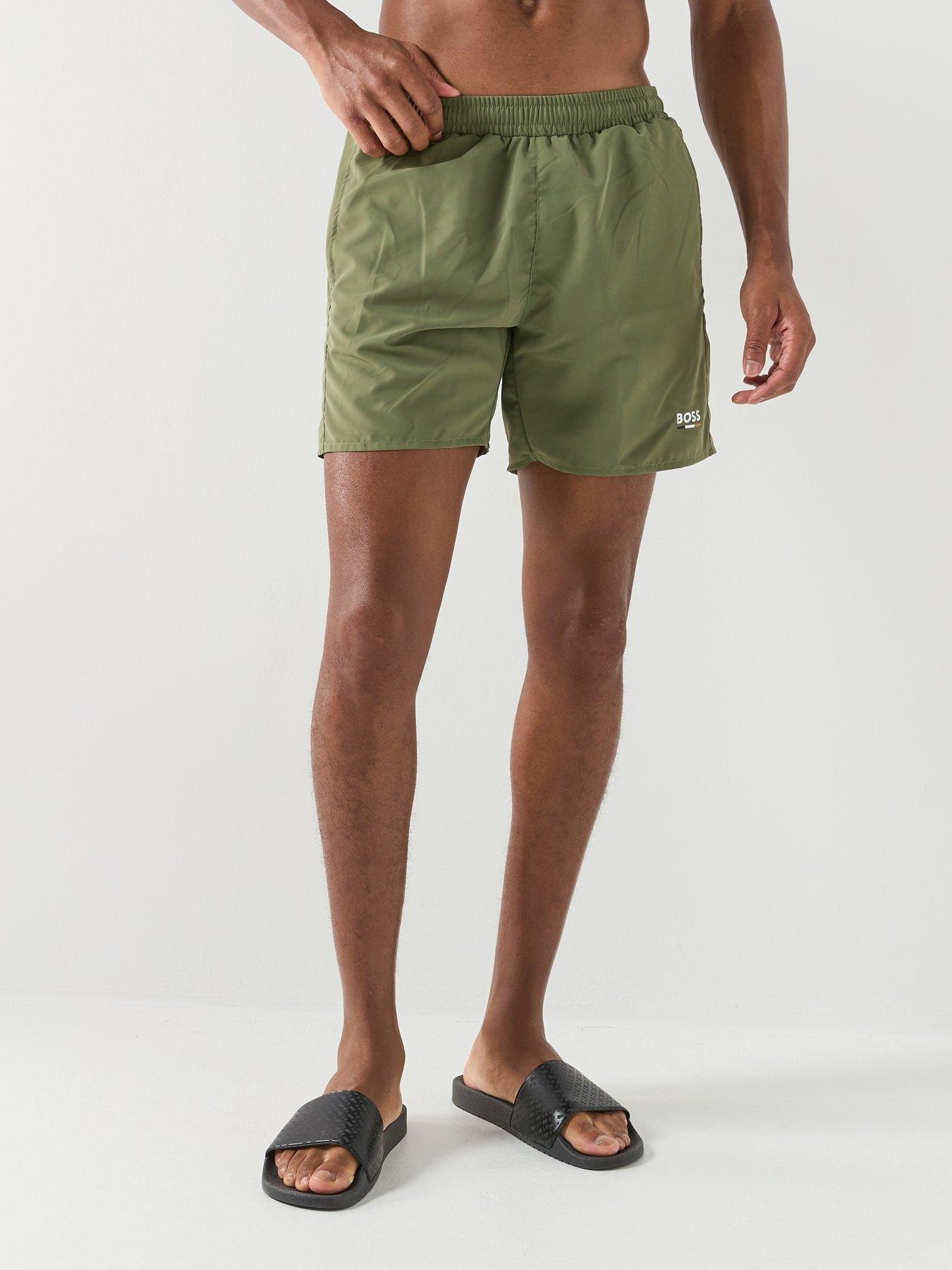  image of boss-swordfish-swim-shorts-dark-green