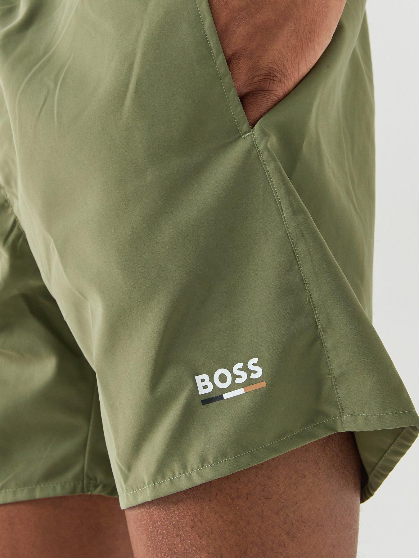  image of boss-swordfish-swim-shorts-dark-green
