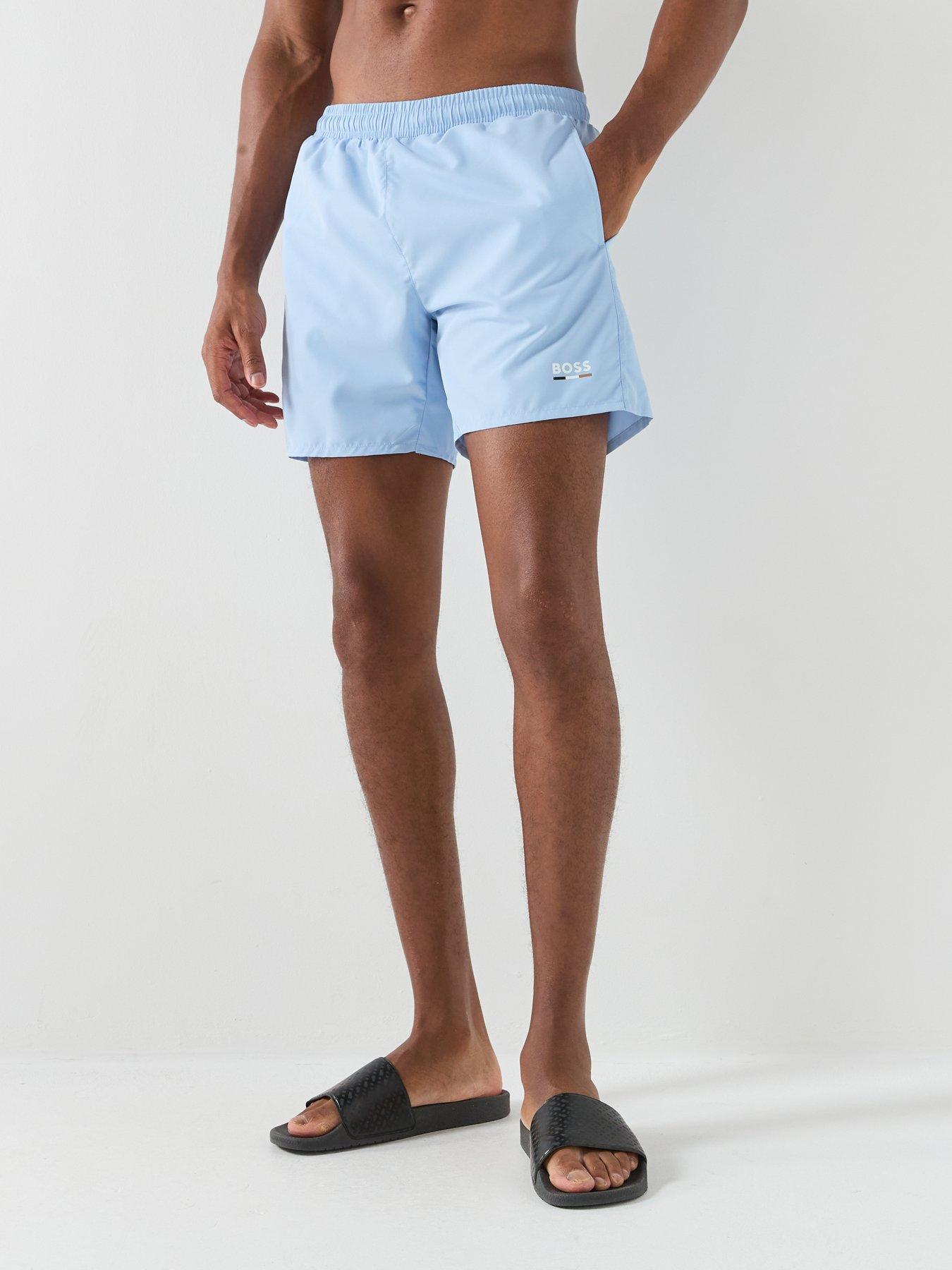 Image 1 of 5 of BOSS Swordfish Swim Shorts - Light Blue