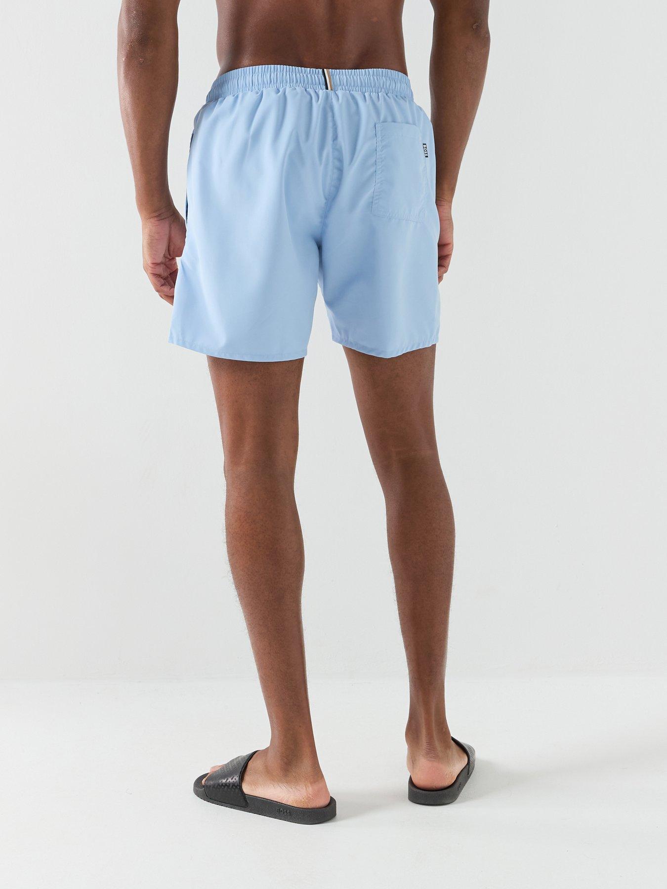 Image 2 of 5 of BOSS Swordfish Swim Shorts - Light Blue