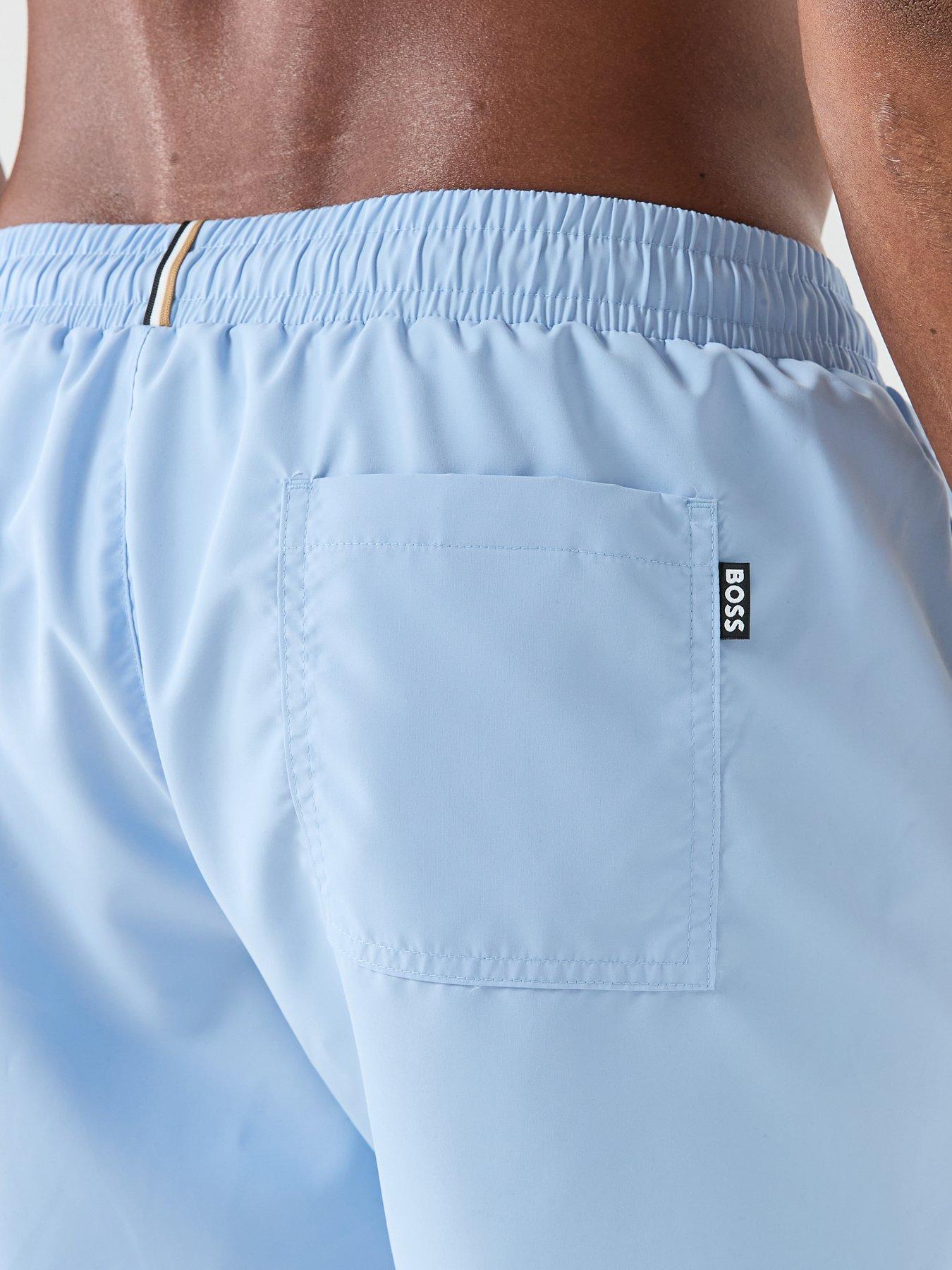 Image 5 of 5 of BOSS Swordfish Swim Shorts - Light Blue