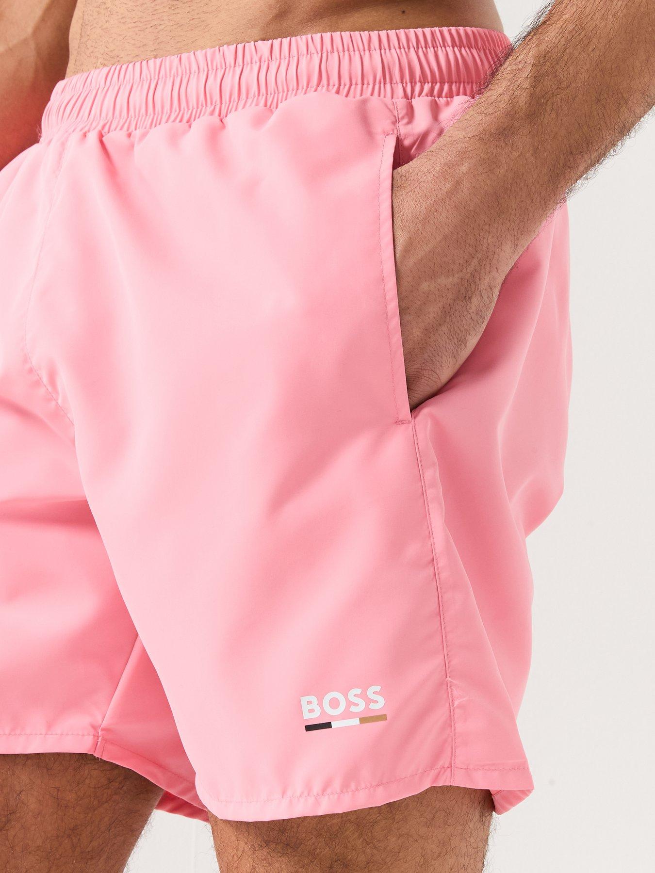  image of boss-swordfish-swim-shorts-light-pink
