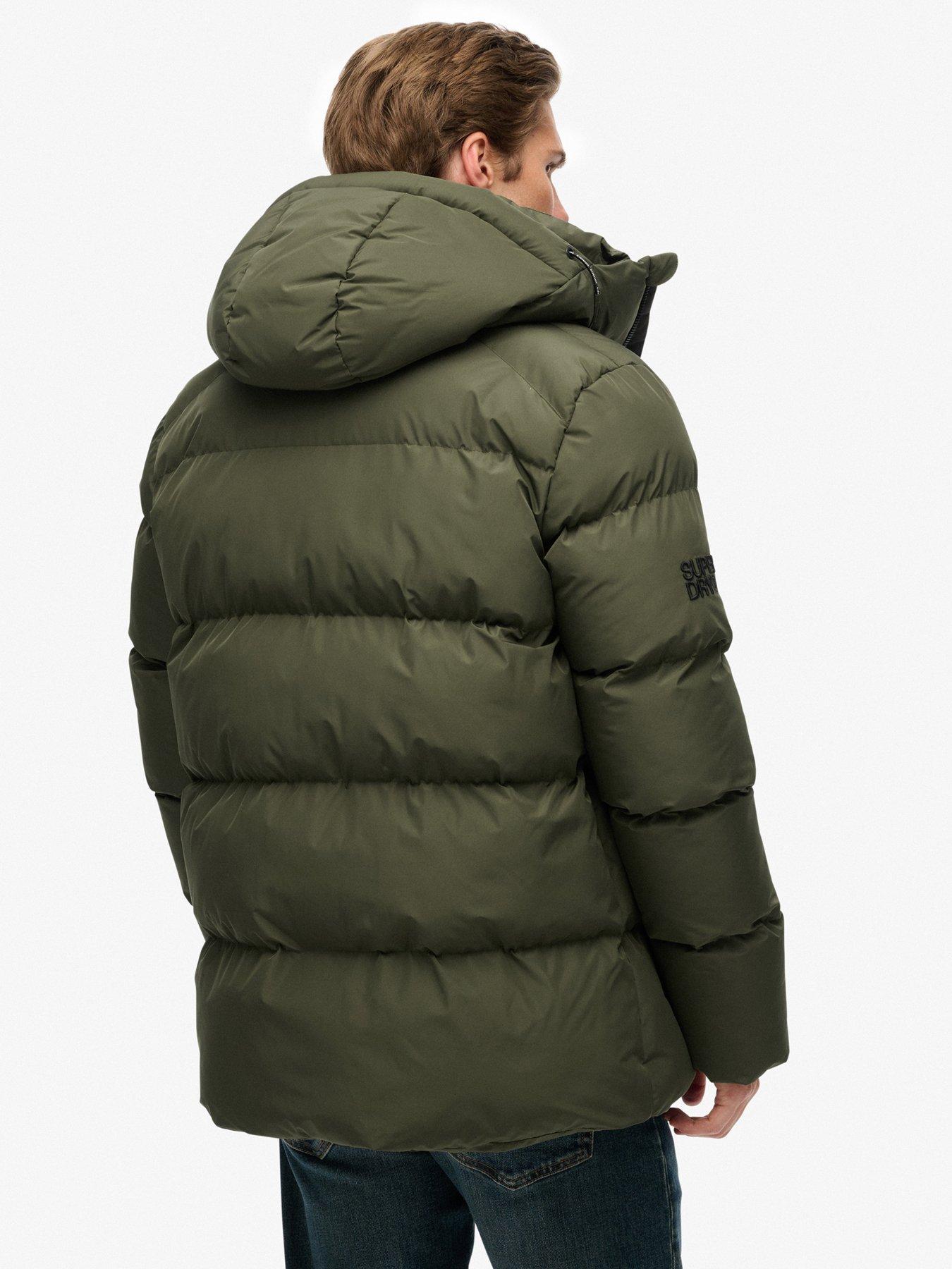 stillFront image of superdry-hooded-5-baffle-sports-jacket-khaki