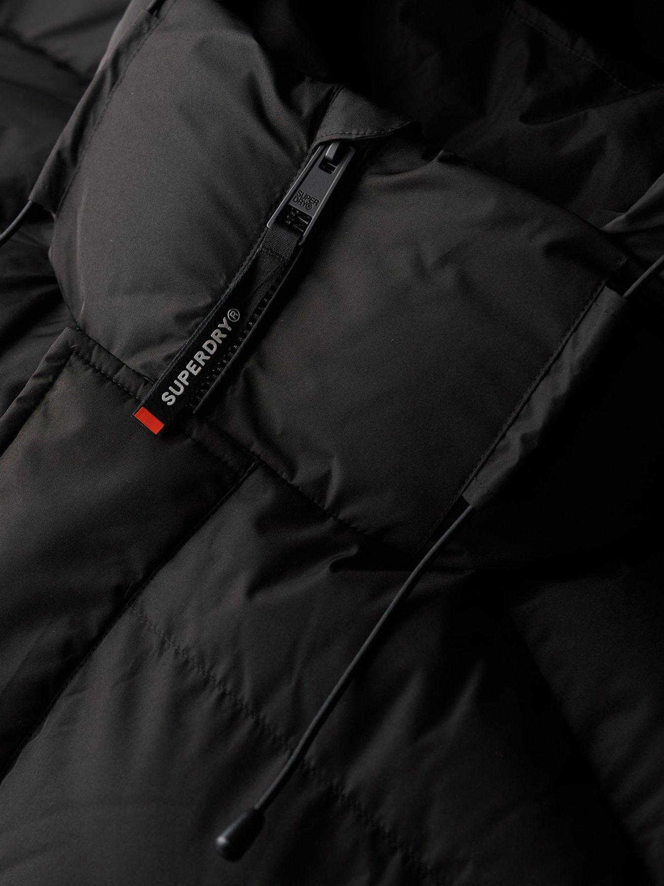 Image 7 of 7 of Superdry Hooded 5 Baffle Sports Jacket - Black