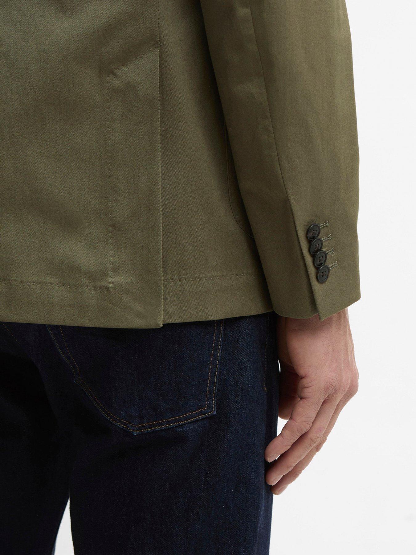 Image 5 of 6 of Barbour Bellamy Cotton Blazer - Olive