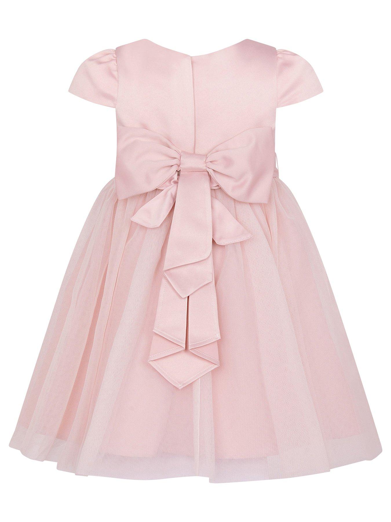  image of monsoon-baby-girls-tulle-bridesmaid-dress-pink