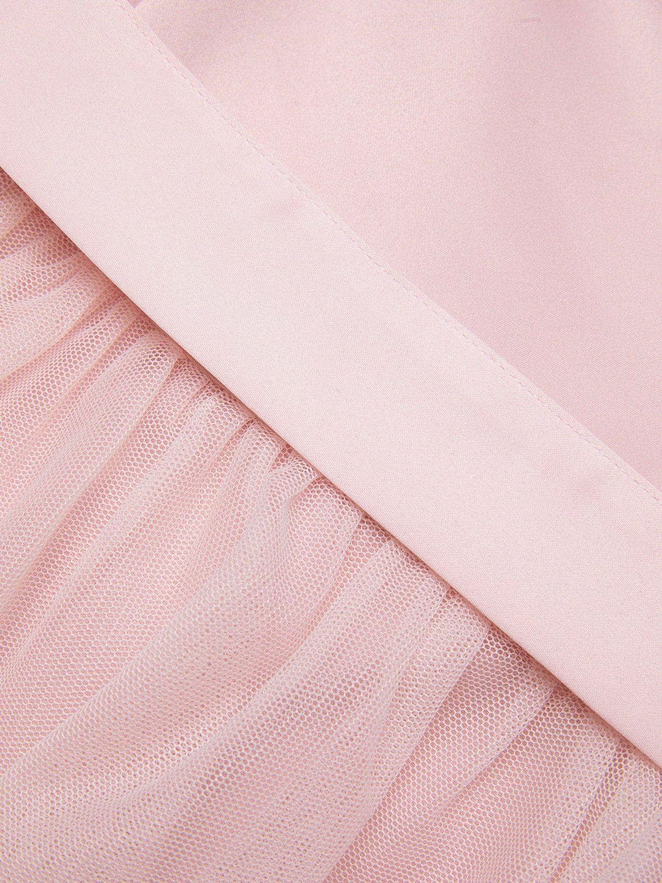  image of monsoon-baby-girls-tulle-bridesmaid-dress-pink