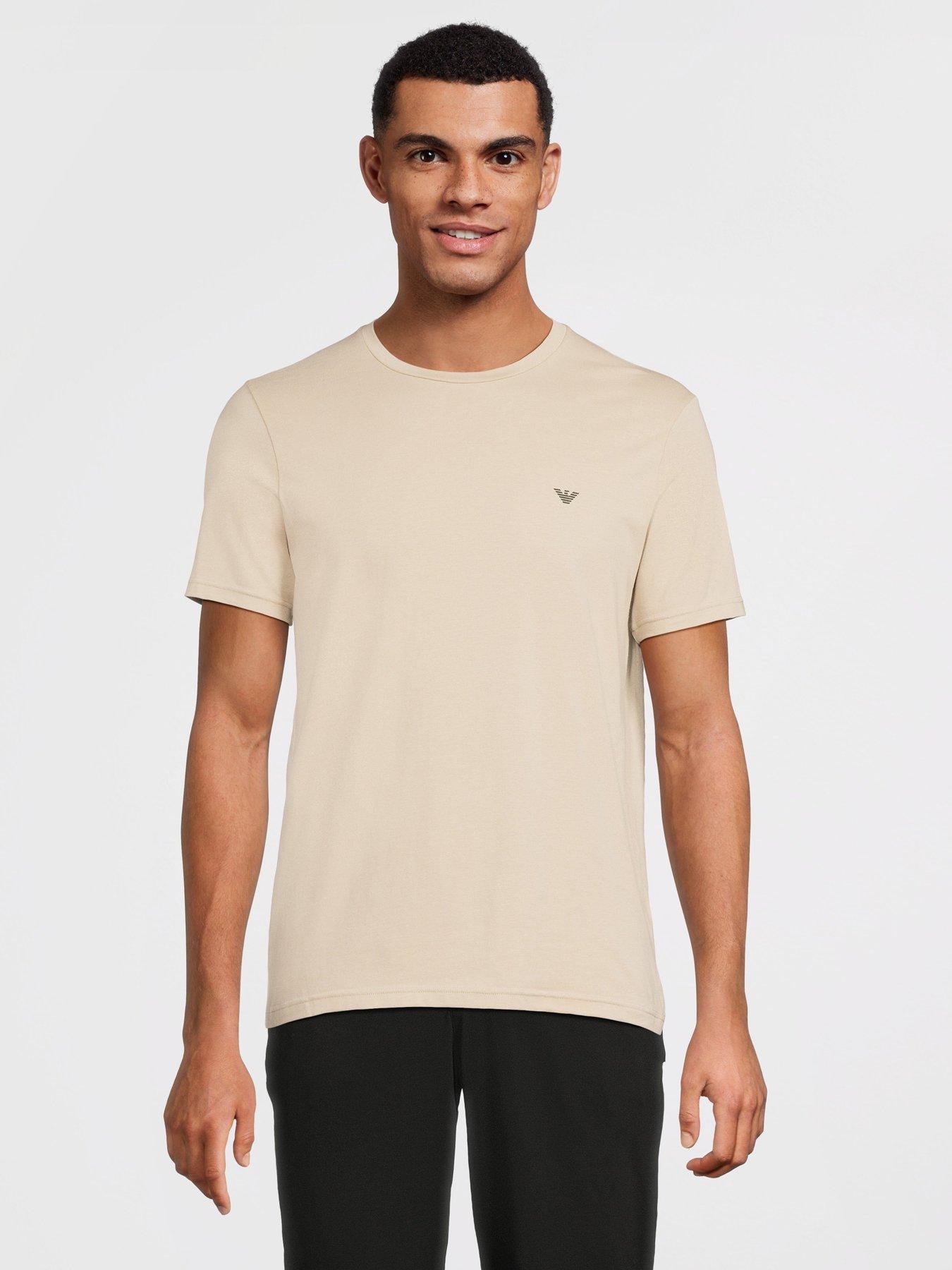 Image 2 of 5 of Emporio Armani Bodywear Endurance 2 Pack Crew Neck T-Shirt - Multi