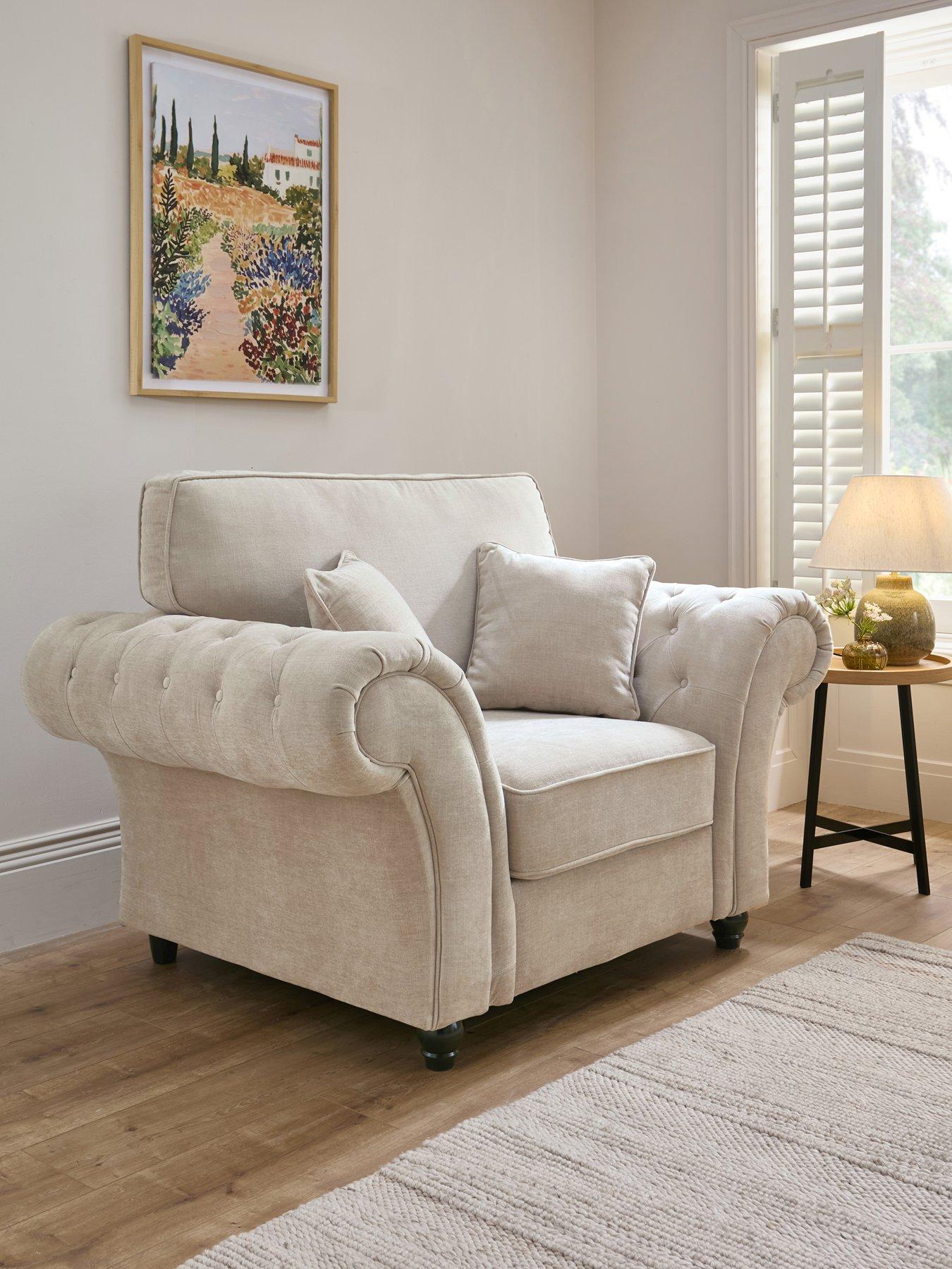 Image 1 of 7 of The Very Collection Windsor Fabric Armchair