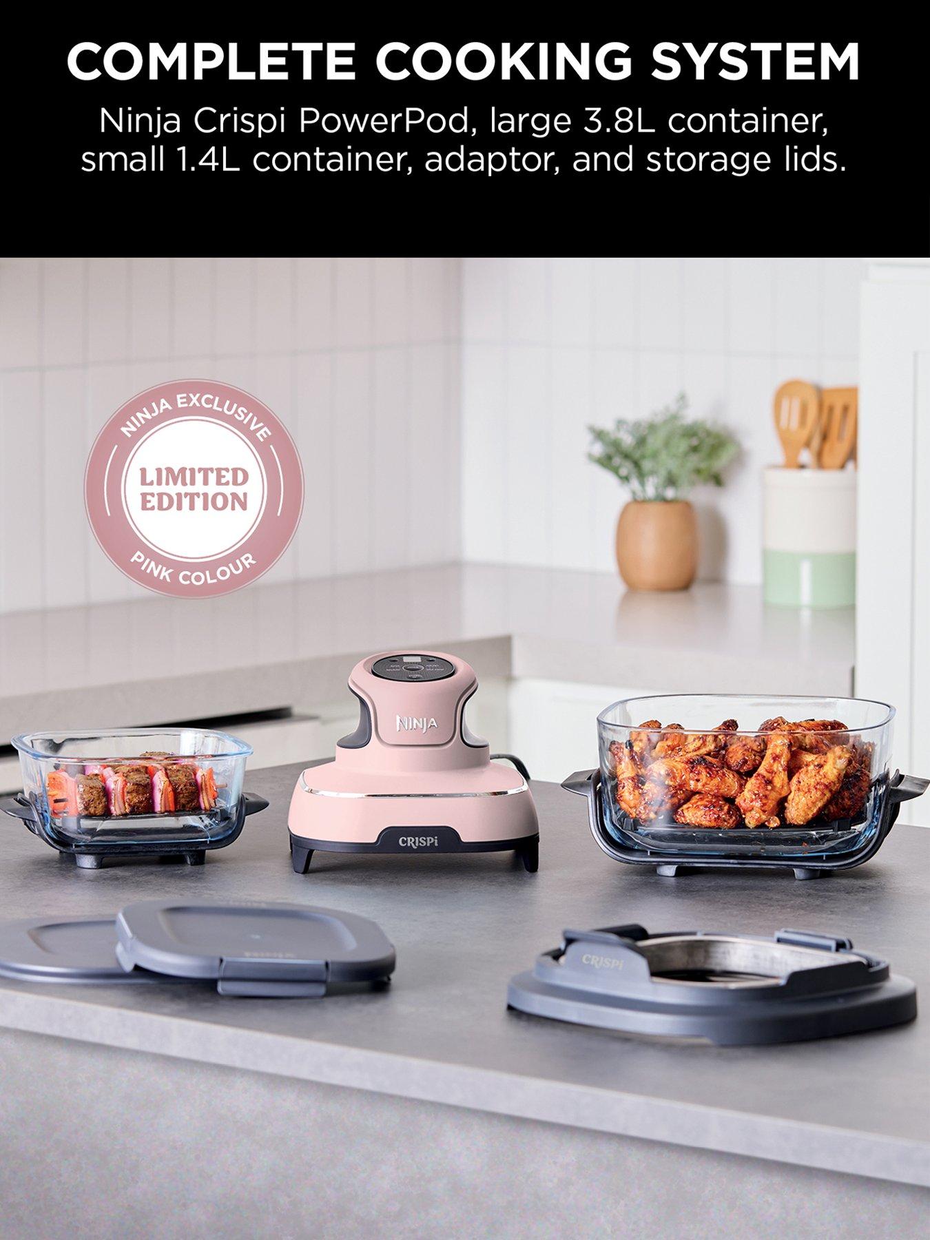  image of ninja-crispi-4-in-1-portable-glass-air-fryer-pink-fn101ukpk