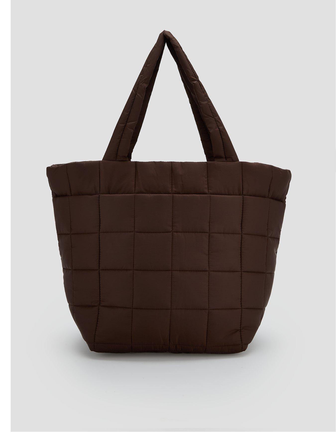 The Very Collection Quilted Tote Bag - Mauve