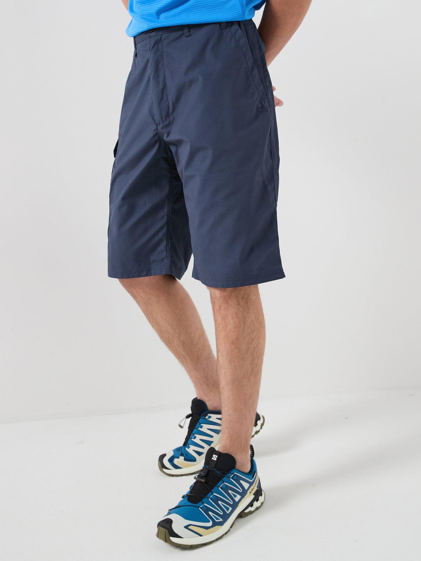 Craghoppers Mens Kiwi Long Shorts - Blue