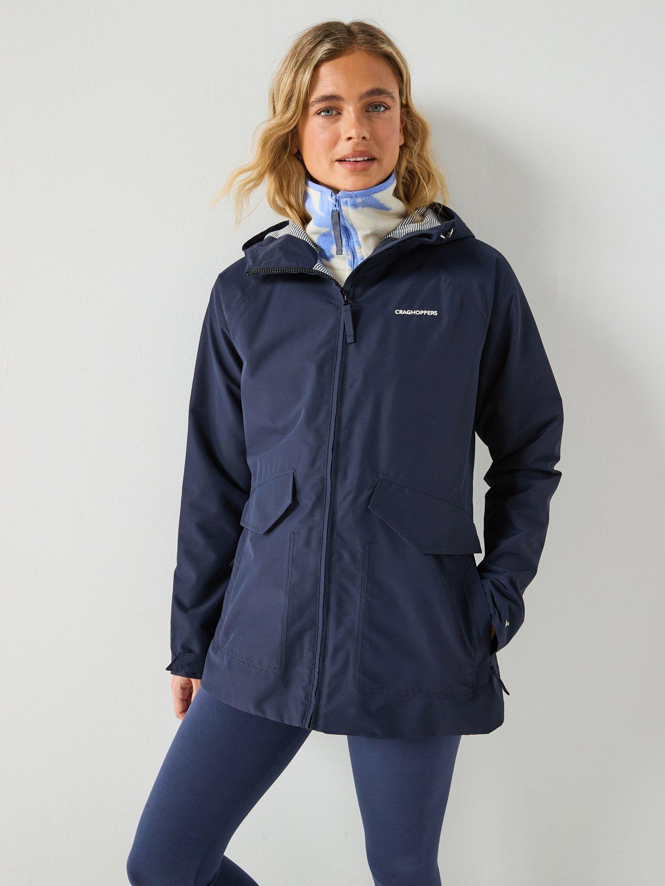 front image of craghoppers-womens-aziza-jacket-navy