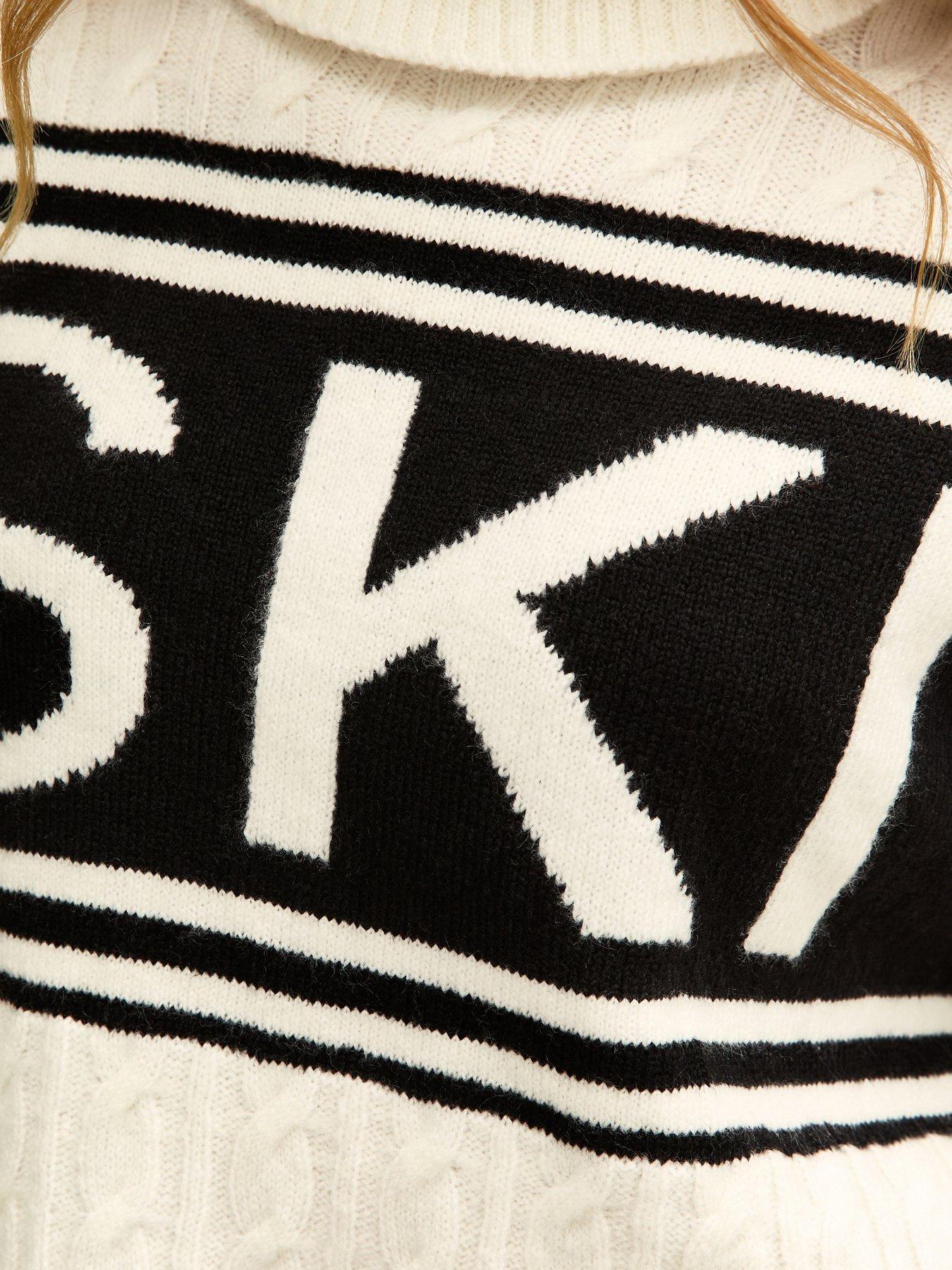 Image 5 of 5 of New Look 915 Girls Ski Logo Roll Neck Sweater - Cream