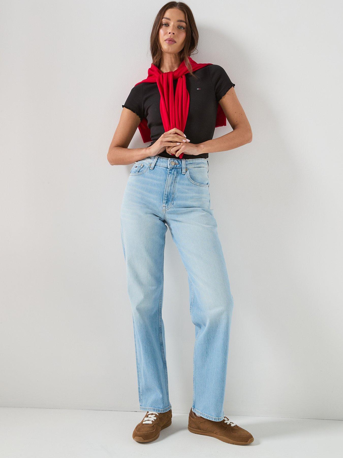 Image 3 of 6 of Tommy Jeans Short Sleeve Rib Top