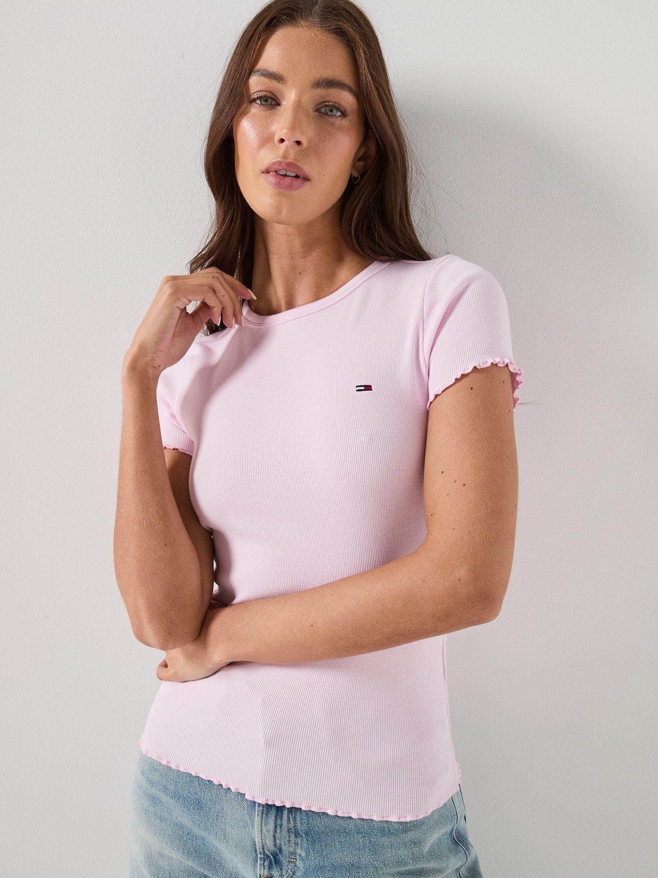Tommy Jeans Short Sleeve Rib Top