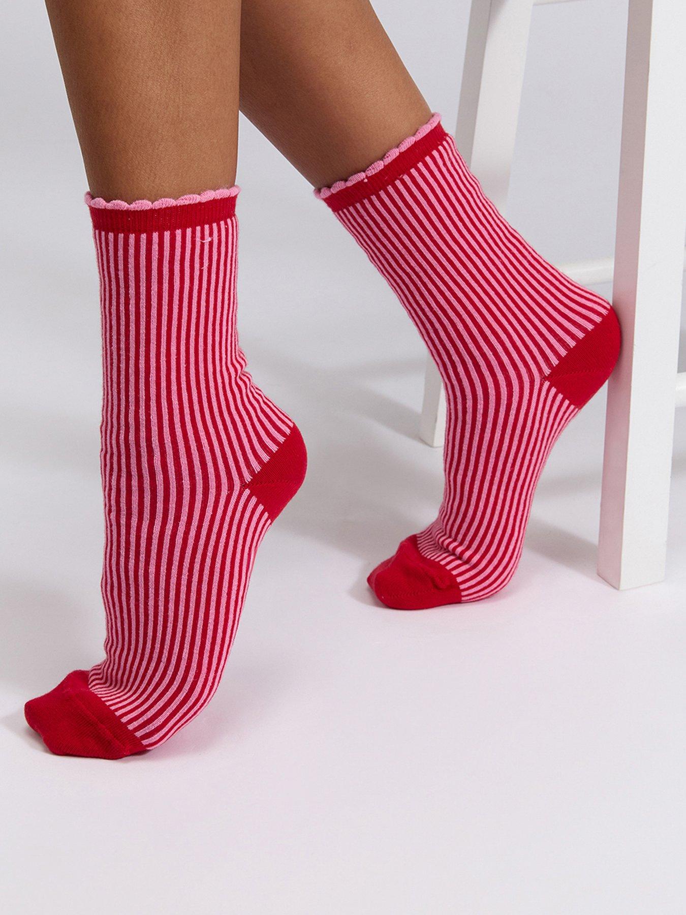  image of boux-avenue-4-pack-sock-christmas-gift-box-pink