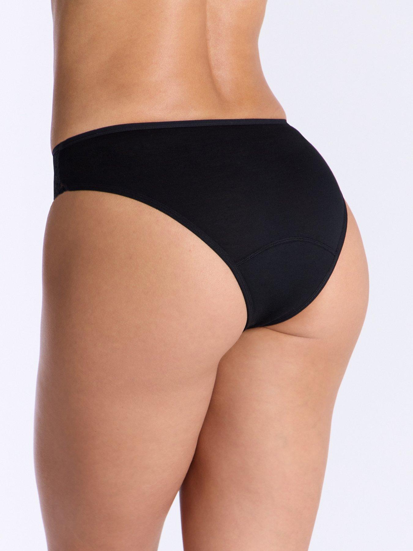 Image 2 of 5 of Boux Avenue 2 Pack Medium Flow Period Pants - Black