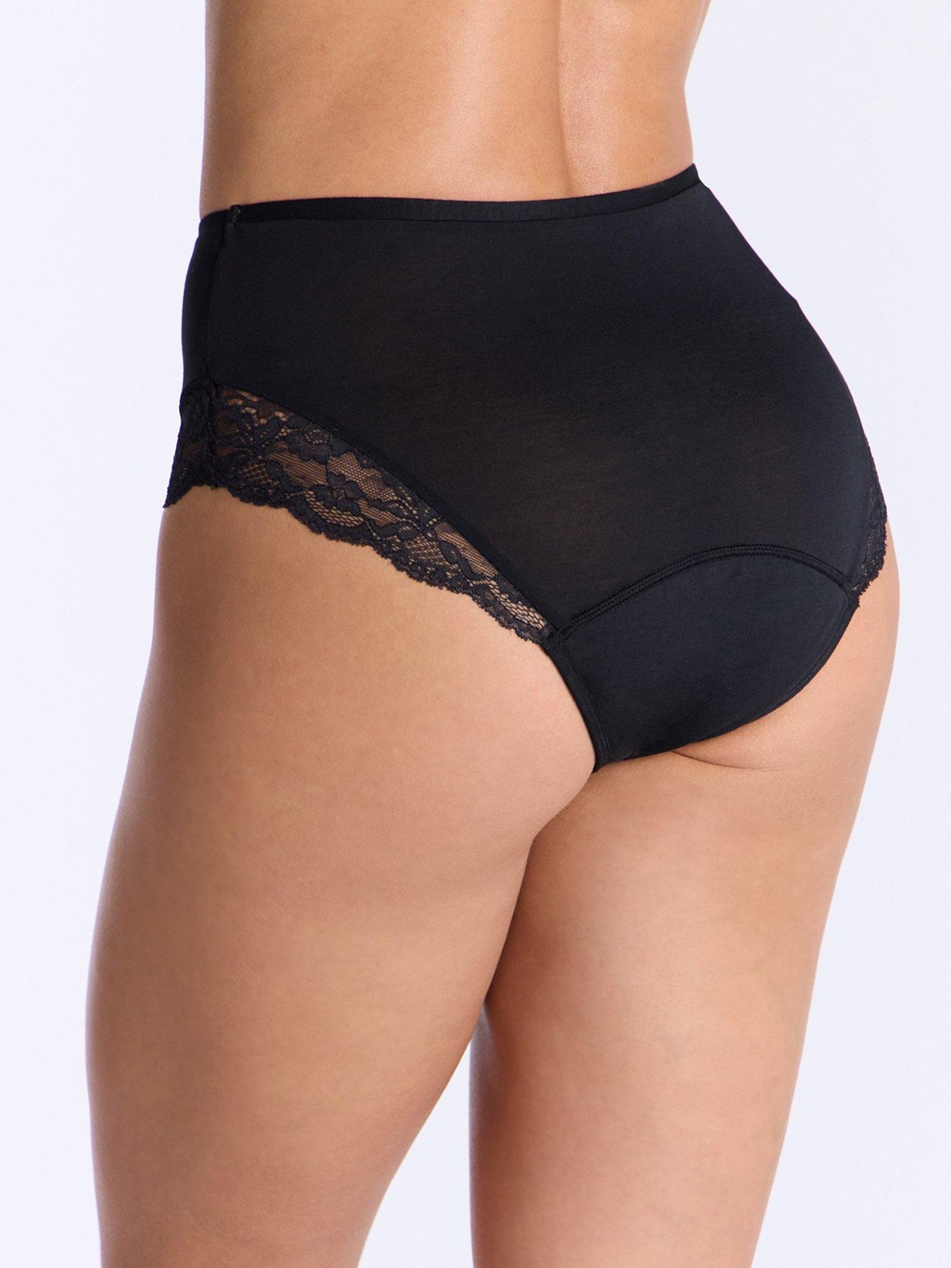 Image 2 of 5 of Boux Avenue Boux Avenue 2 Pack Heavy Flow Period Pants - Black