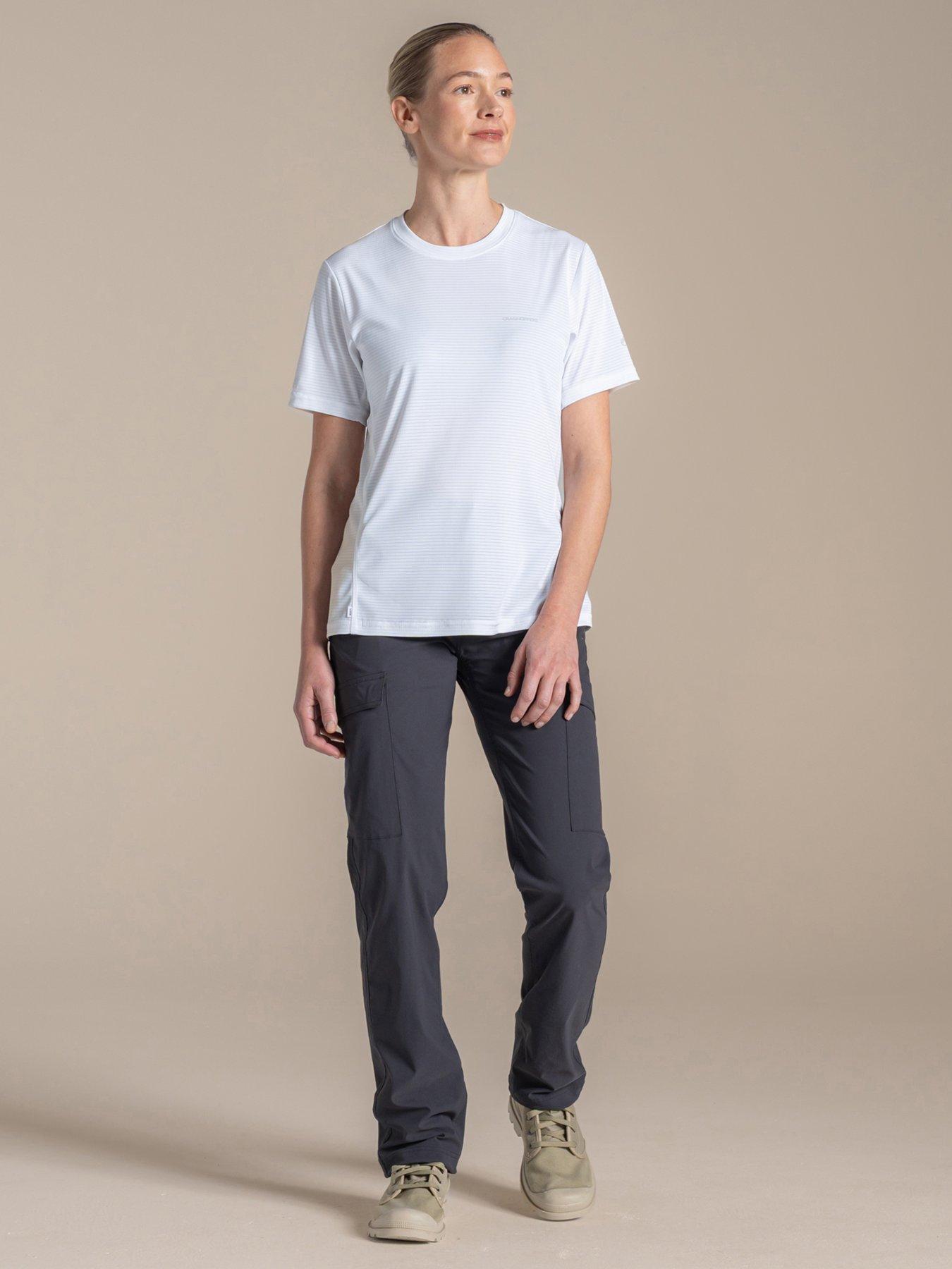 Craghoppers Womens Nosilife Solarshield+ T-shirt - White